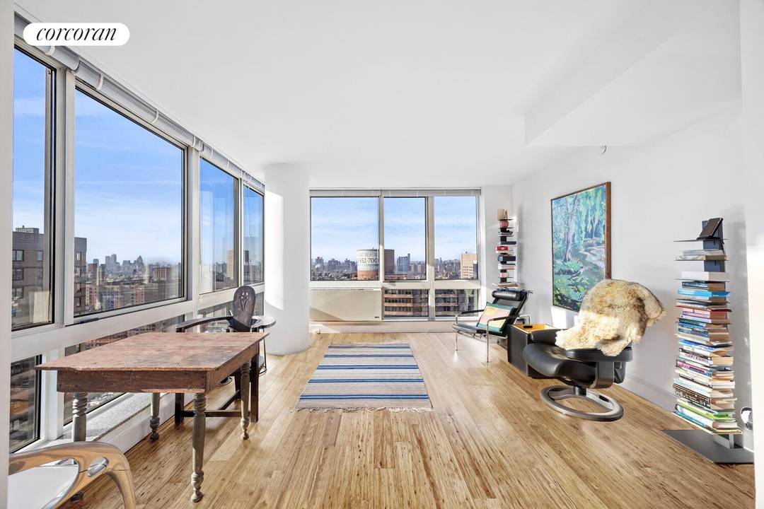 Beautiful high floor corner two bedroom two bathroom home at One Carnegie Hill, one of the Upper East Side's most full service, amenity rich buildings.