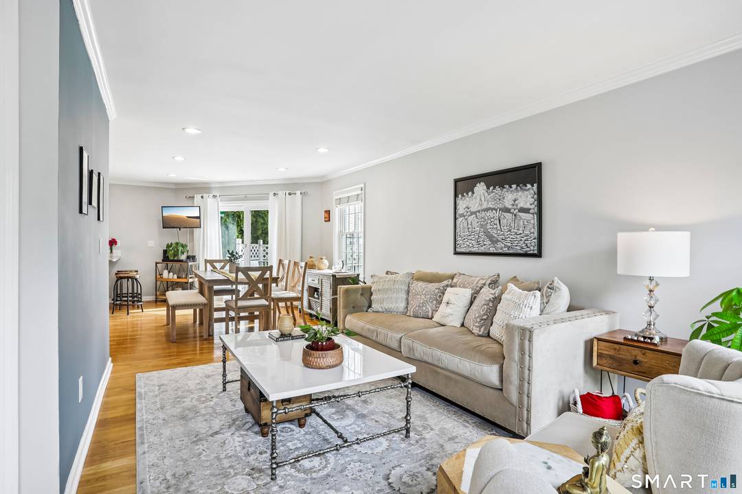 Turnkey townhouse living with the space, storage, and private outdoor area rarely found in a Stamford condo.