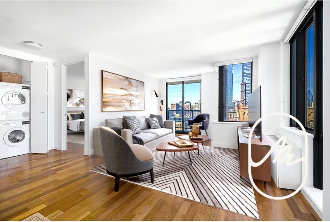 Large corner one bedroom permitted to flex to a two now available.