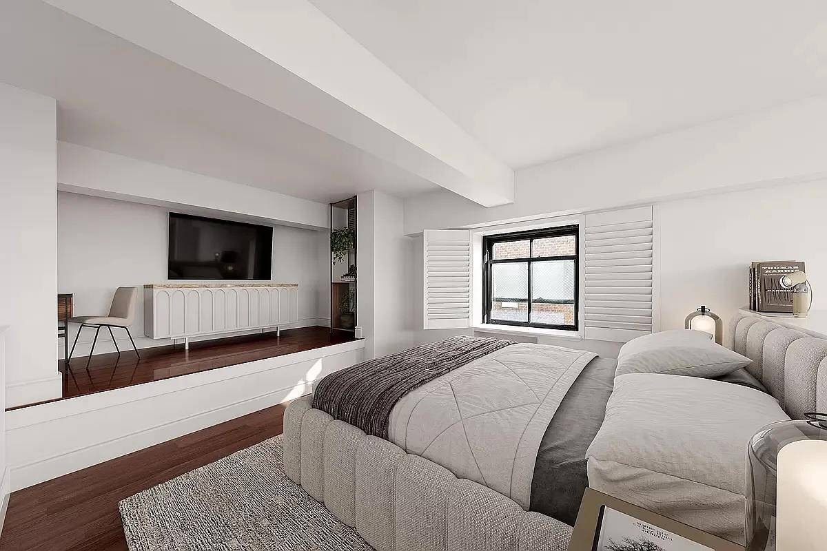 Available August 1 ! Move right in to this spacious and bright, oversized one bedroom duplex loft with a home office in the heart of the West Village.
