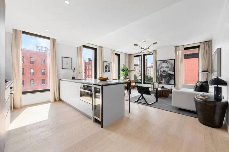 Located at 45 East 7th Street, a landmarked boutique condominium designed by acclaimed architect Morris Adjmi, Residence 3D is a sophisticated corner 2 bedroom, 2 bathroom rental offering exceptional natural ...