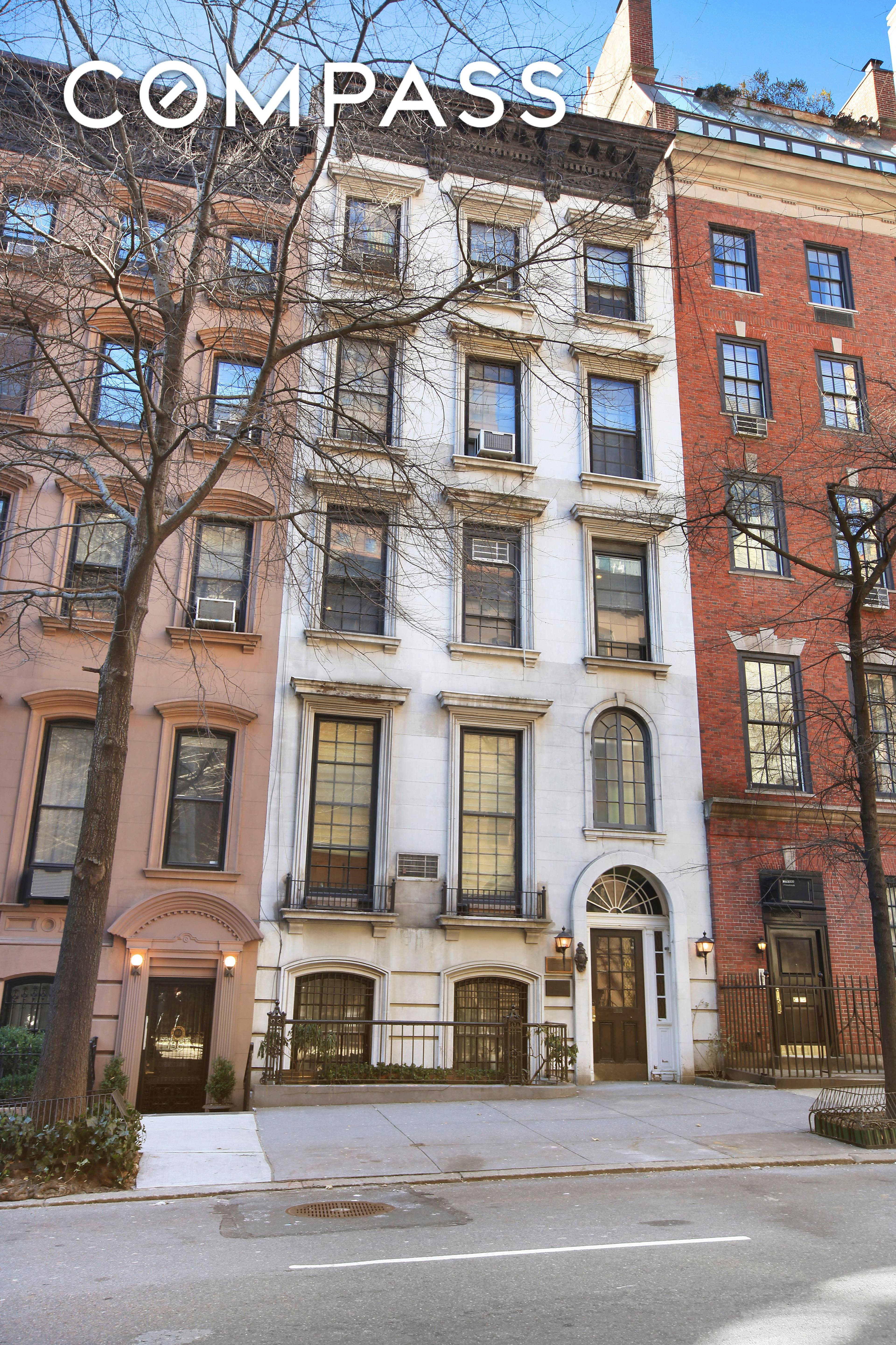 110 East 37th Street, a 25 wide, six story elevator apartment building located on the south side of East 37th Street between Park and Lexington Avenues.