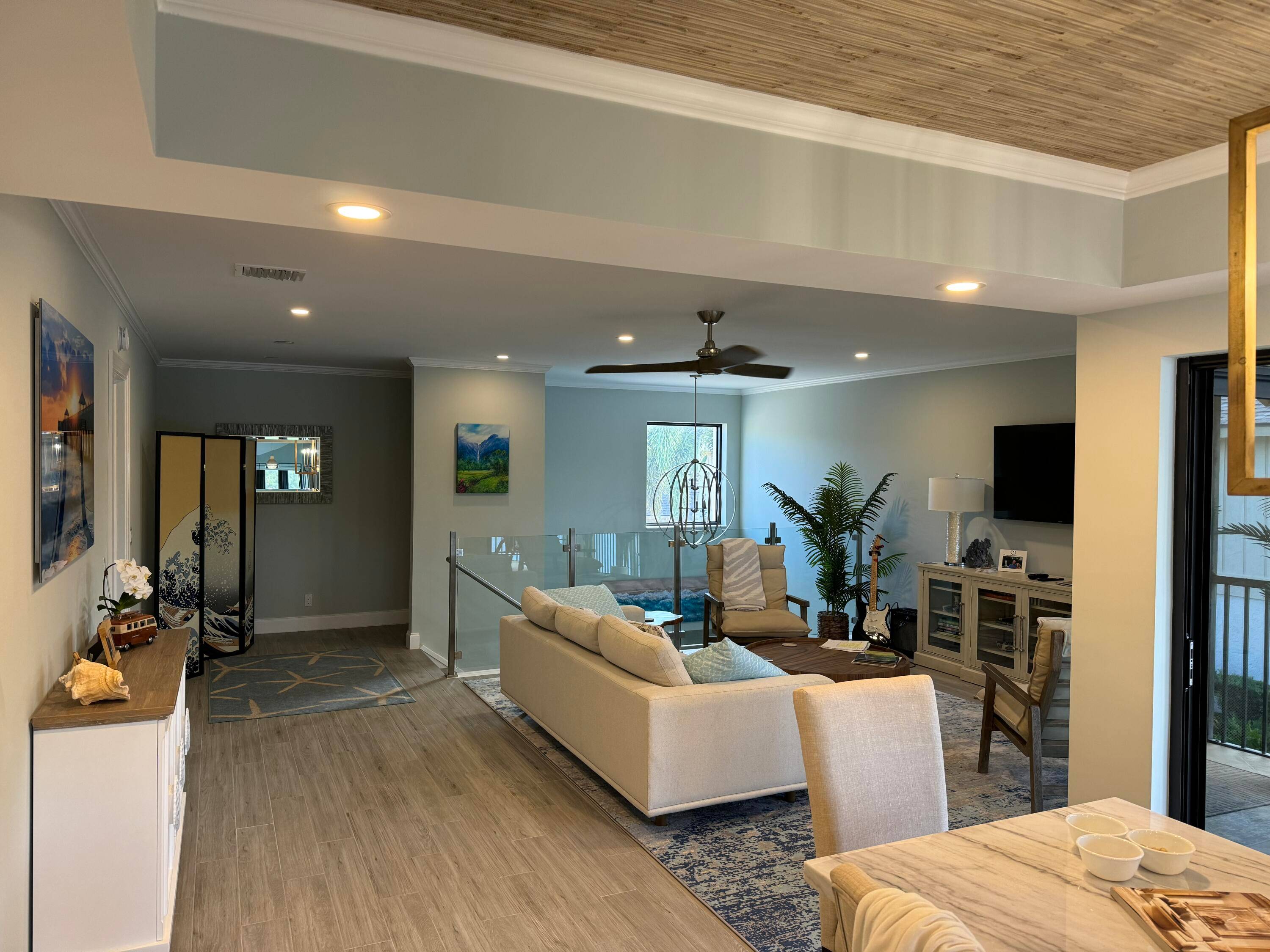 Spend the winter months or off season in this designer decorated condo complete with high end kitchen appliances, all new furnishings and surrounded by impact glass.
