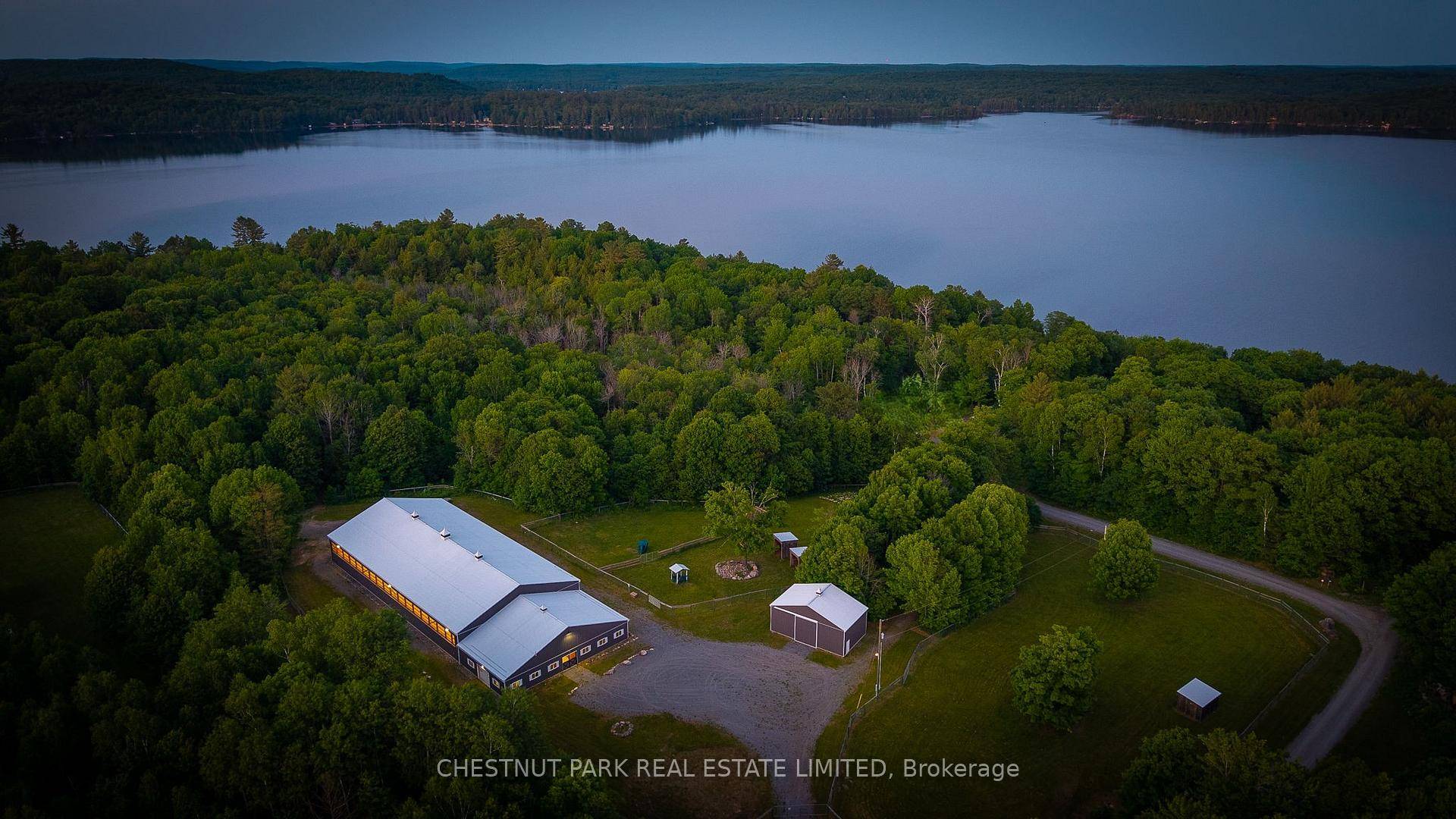 Outstanding opportunity to own just under 100 acres in the Haliburton Highlands, ideal for equestrian enthusiasts, nature lovers, or anyone seeking a private country estate.