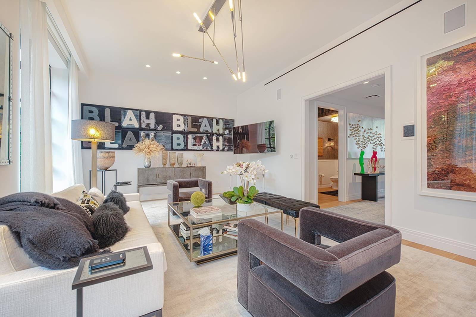 This stunning 25'wide Soho townhouse was masterfully designed by world renowned architect Carey Tamarkin.