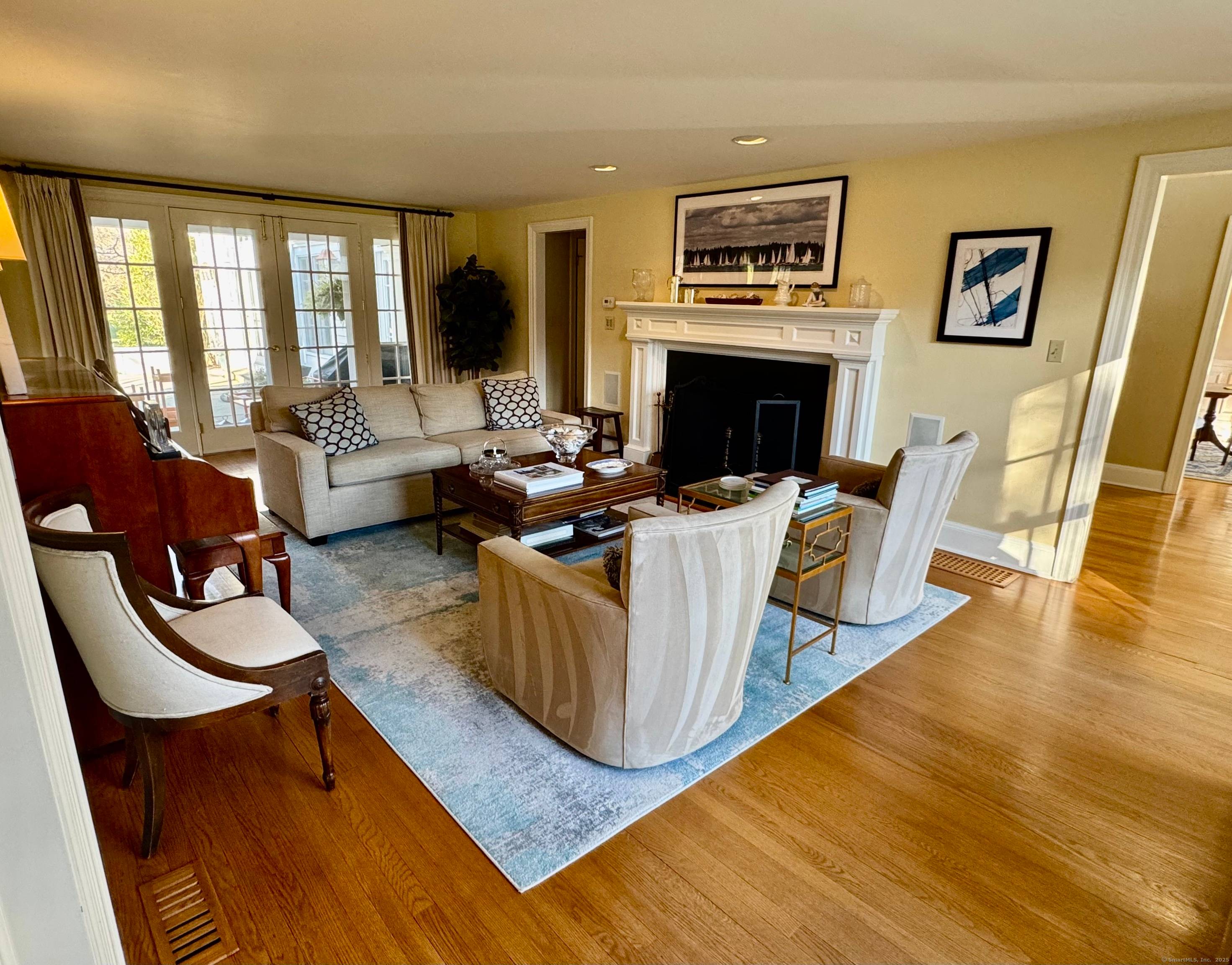 SHORT TERM FURNISHED RENTAL Move right into this beautifully updated and lovingly maintained classic colonial centrally located on a quiet street in Darien.