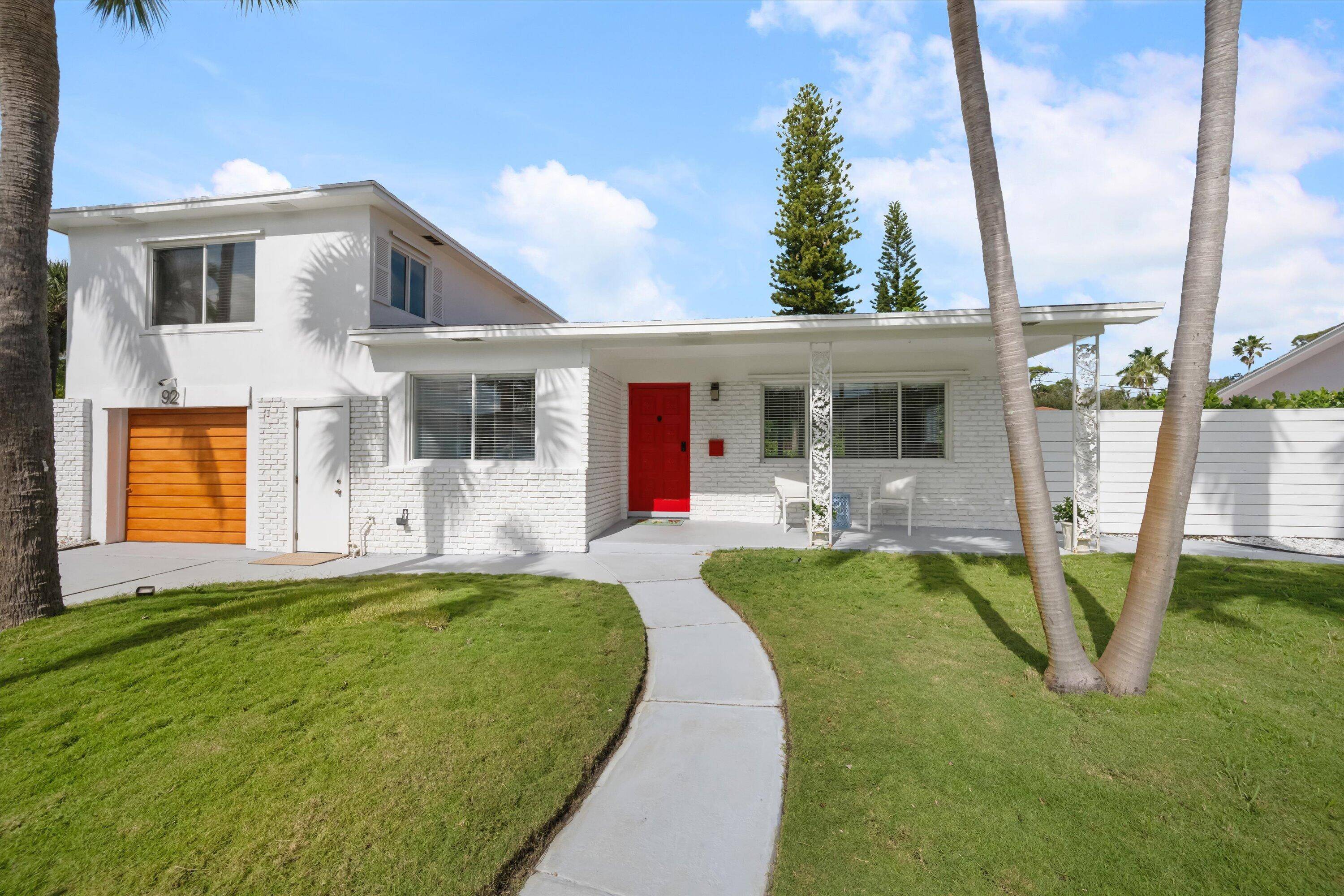 Mid century beauty in the South Palm Historic District of Lake Worth Beach.