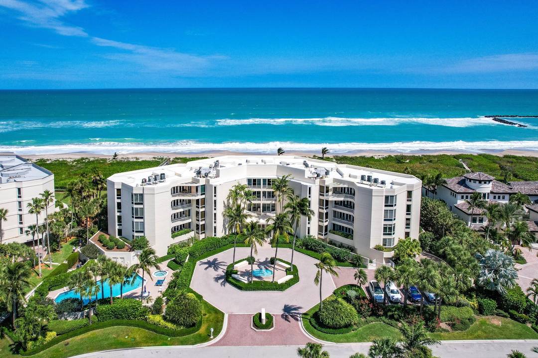 This oceanfront, first floor, three bedroom condo features an expansive patio with sweeping ocean views on the market for the first time in 22 years.