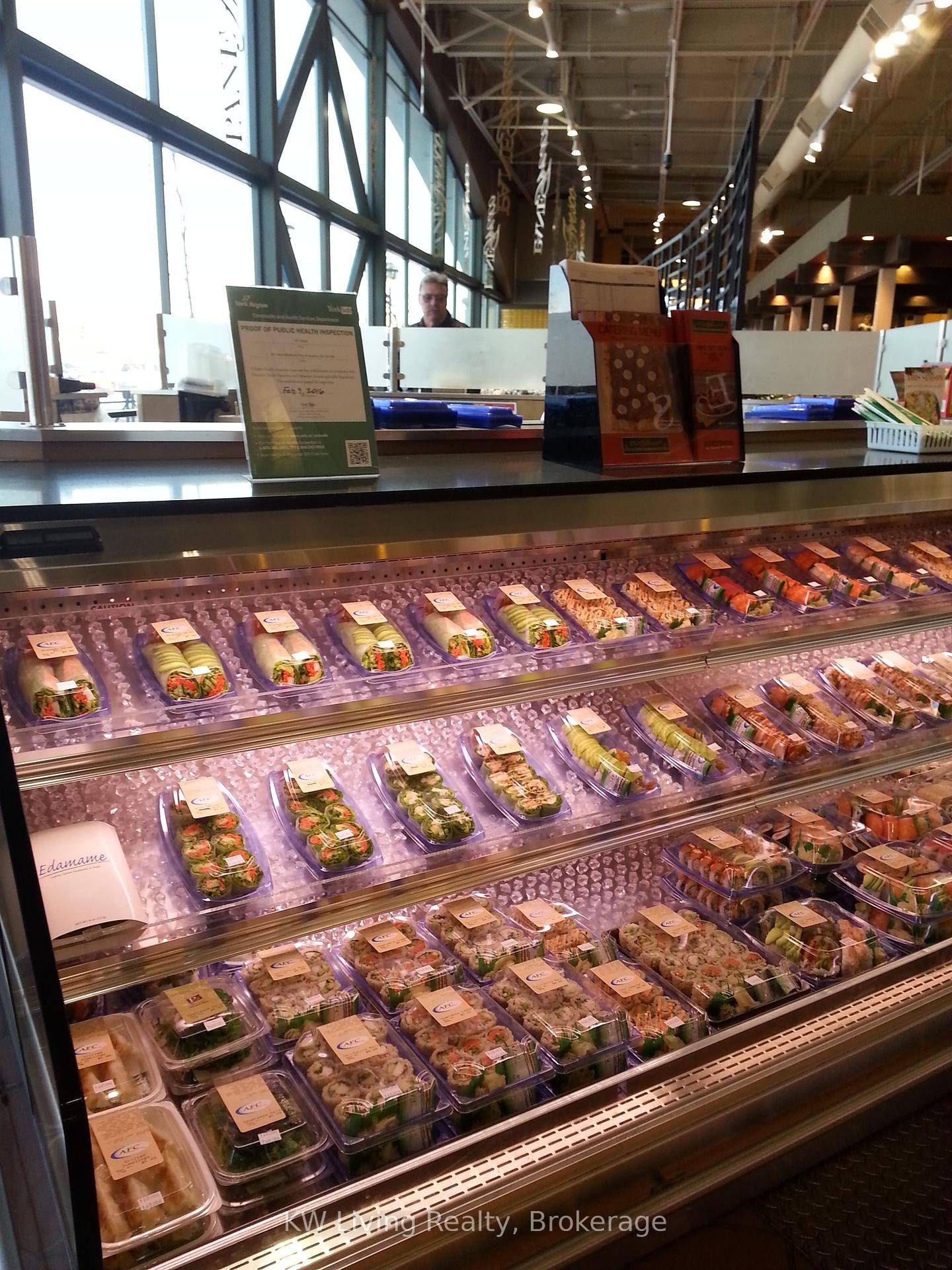 Take advantage of this turn key opportunity to own a well established sushi take out franchise located inside a busy, high traffic supermarket.