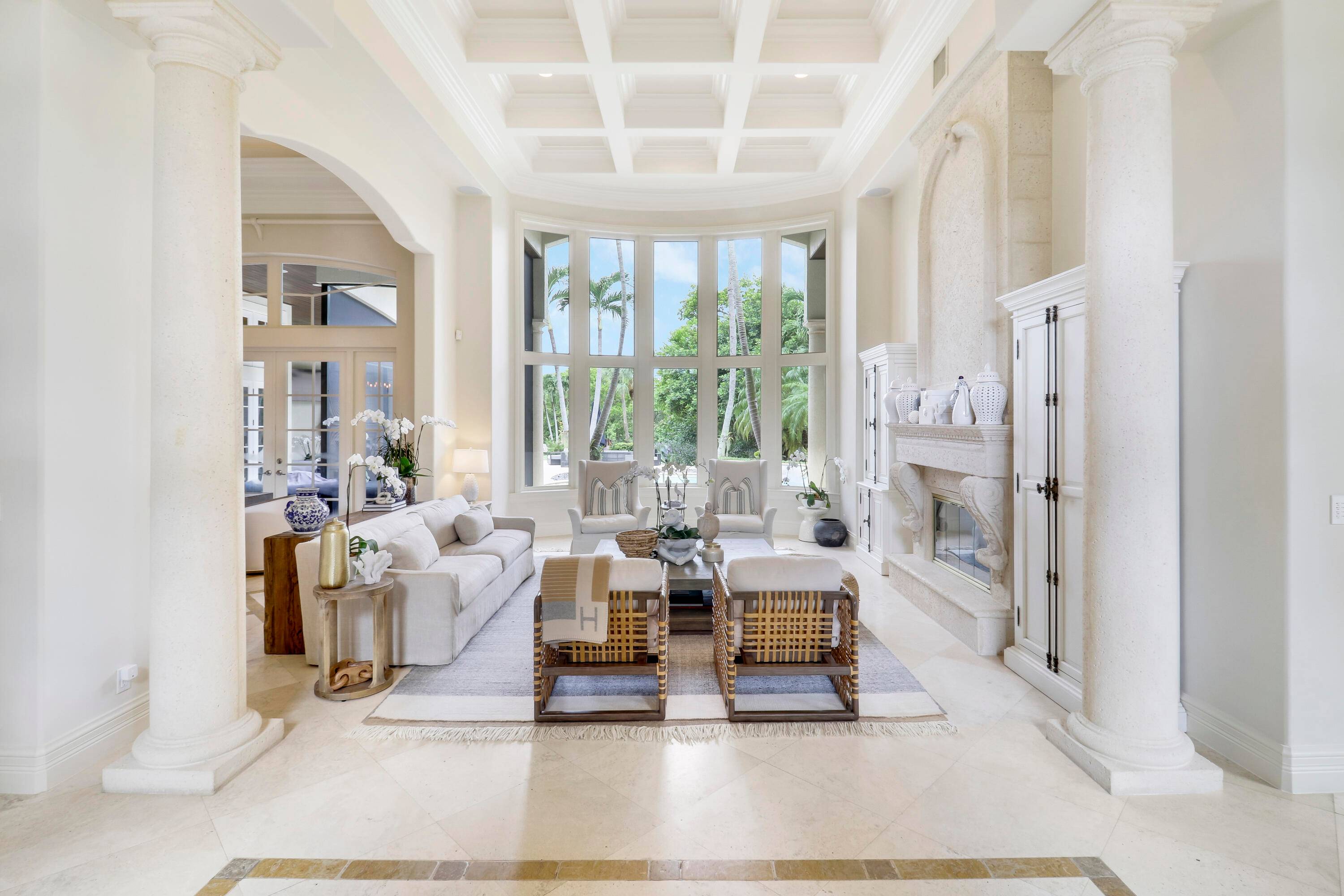 Discover unparalleled luxury in the prestigious enclave of Seminole Landing, where security and privacy meet seaside elegance.
