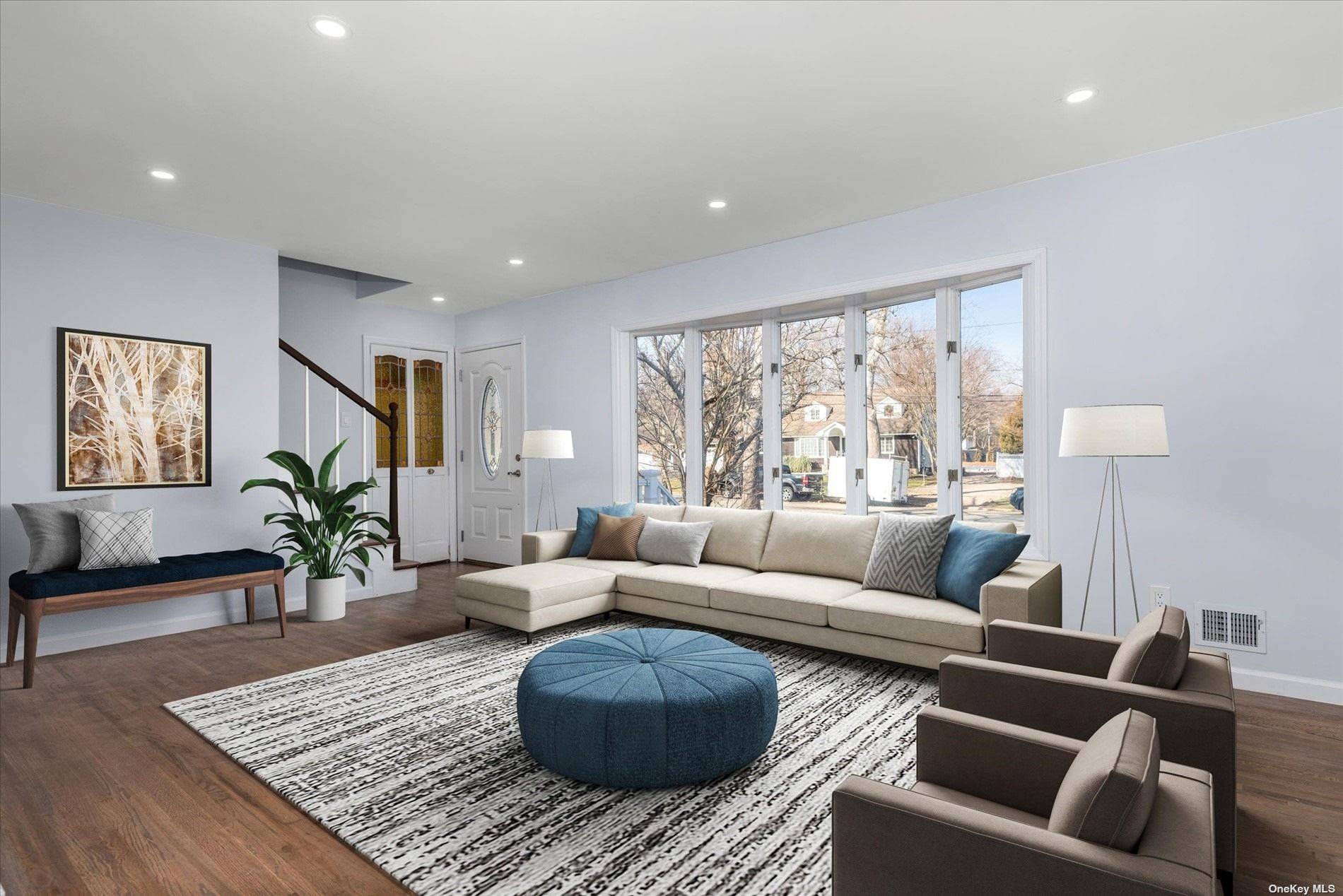 Totally Newly Renovated. Wonderful Cape Style Home in desirable East Northport residential area.