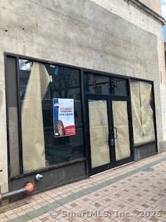 Prime high visibility corner location at Main Street and John Street, downtown of Bridgeport.