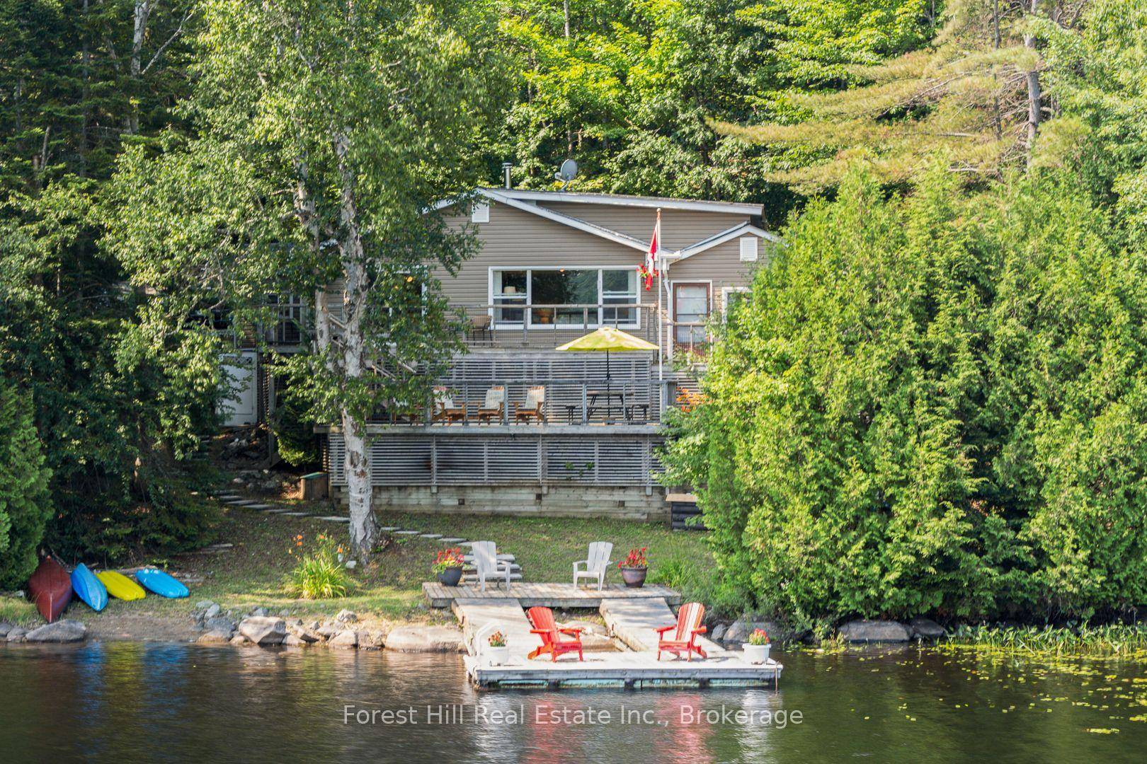 This ideal family compound package consists of 2 separatey deeded properties beside one another and consists of an existing cottage and an adjacent waterfront building lot, situated beside and backs ...