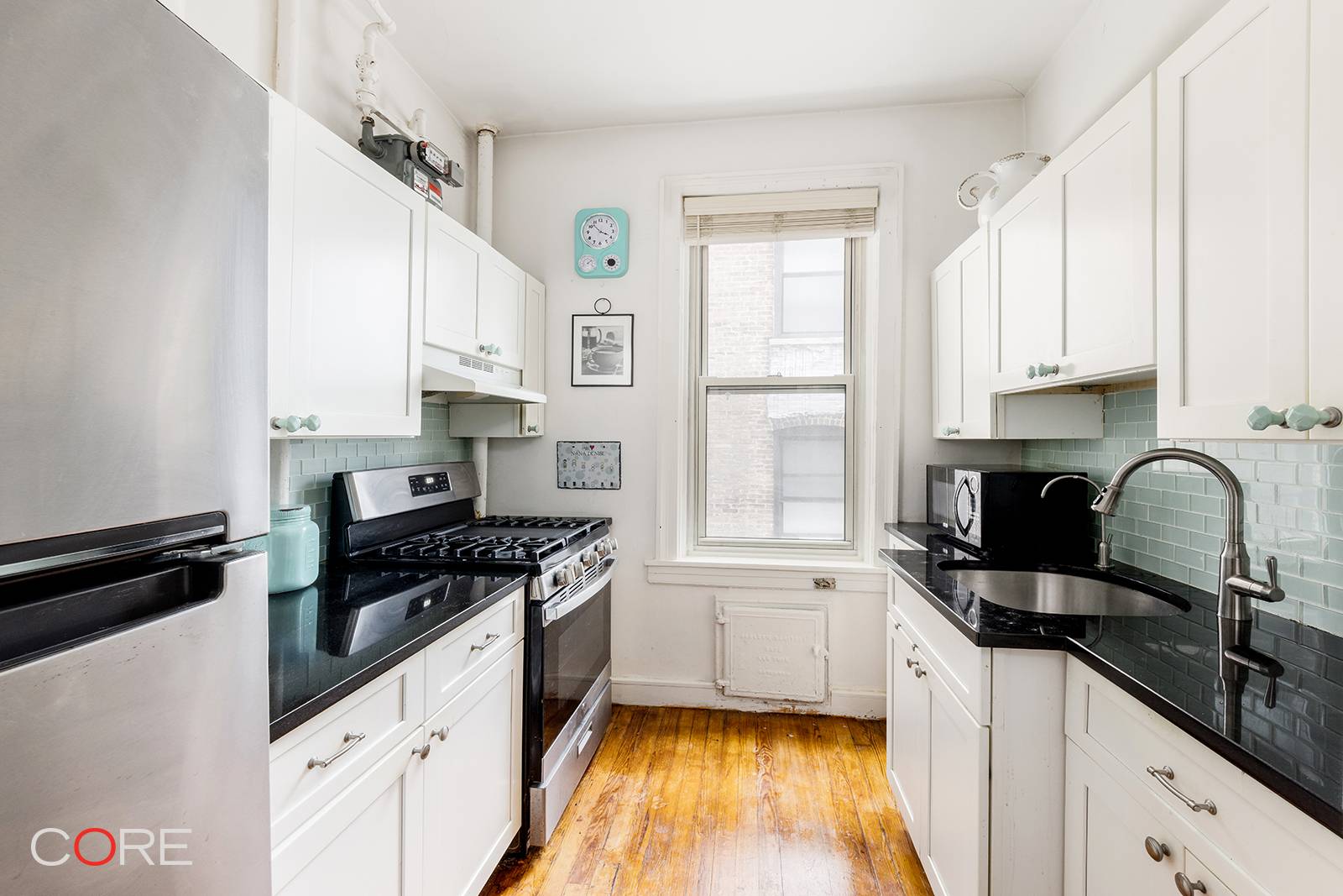 Pre war two bedroom home directly across the street from Morningside Park.