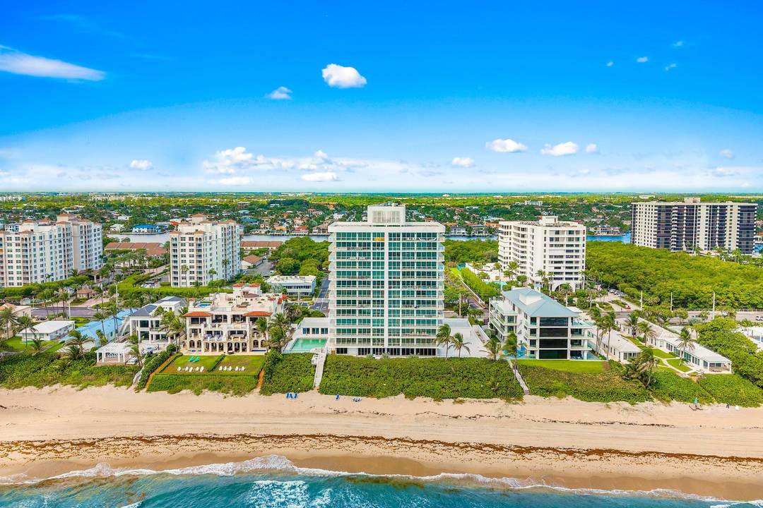 ENDLESS COASTAL VISTAS ABOUND IN THIS NEWLY UPDATED 12TH FLOOR DIRECT OCEANFRONT RESIDENCE OFFERING THE MOST SWEEPING OCEAN VIEWS IN ALL OF HIGHLAND BEACH !