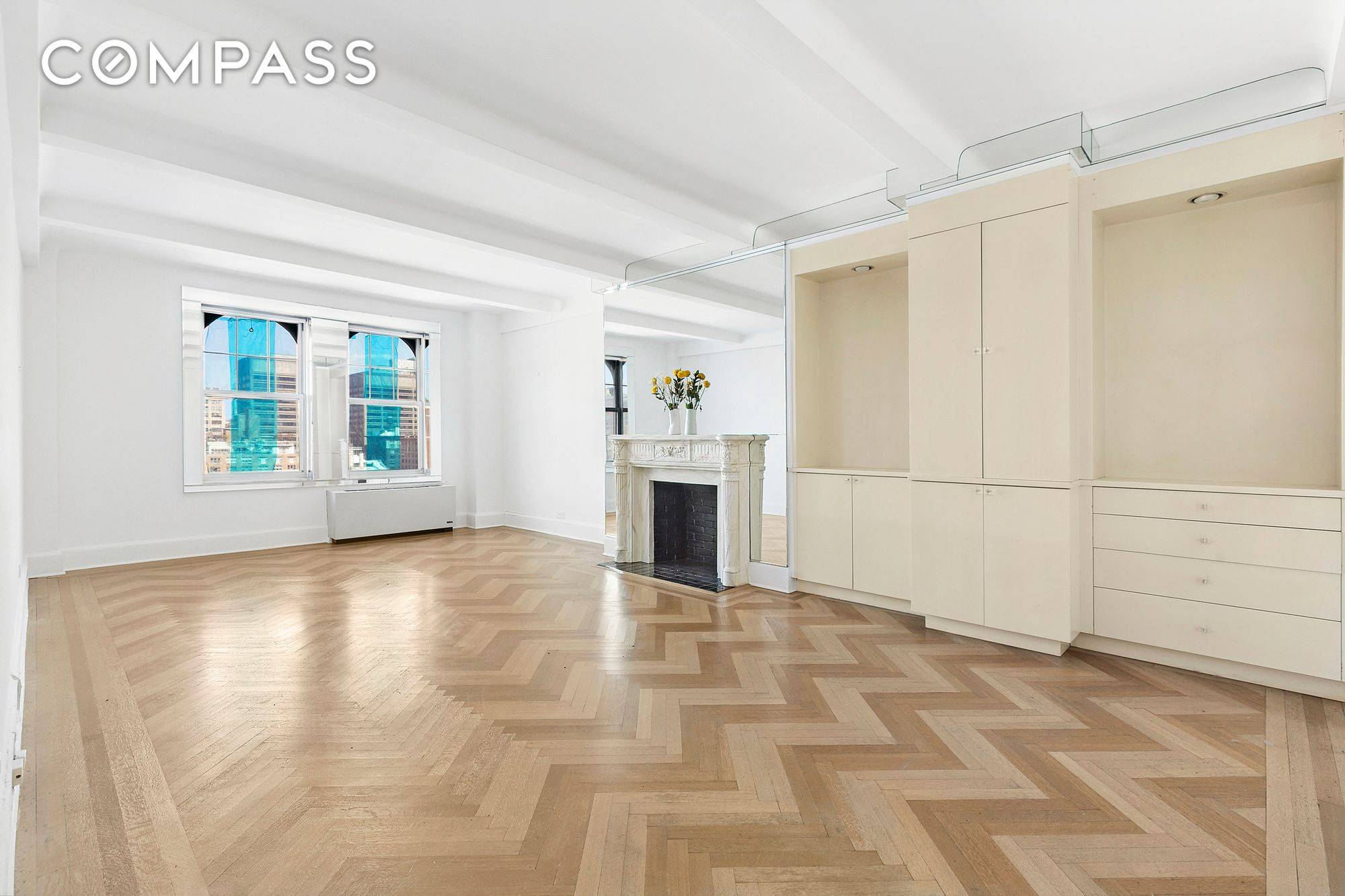 Bright, high floor 1 bedroom home with gorgeous Park Avenue views in the iconic Beekman Hotel and Residences, the famous prewar building on Park Avenue and 63rd Street.