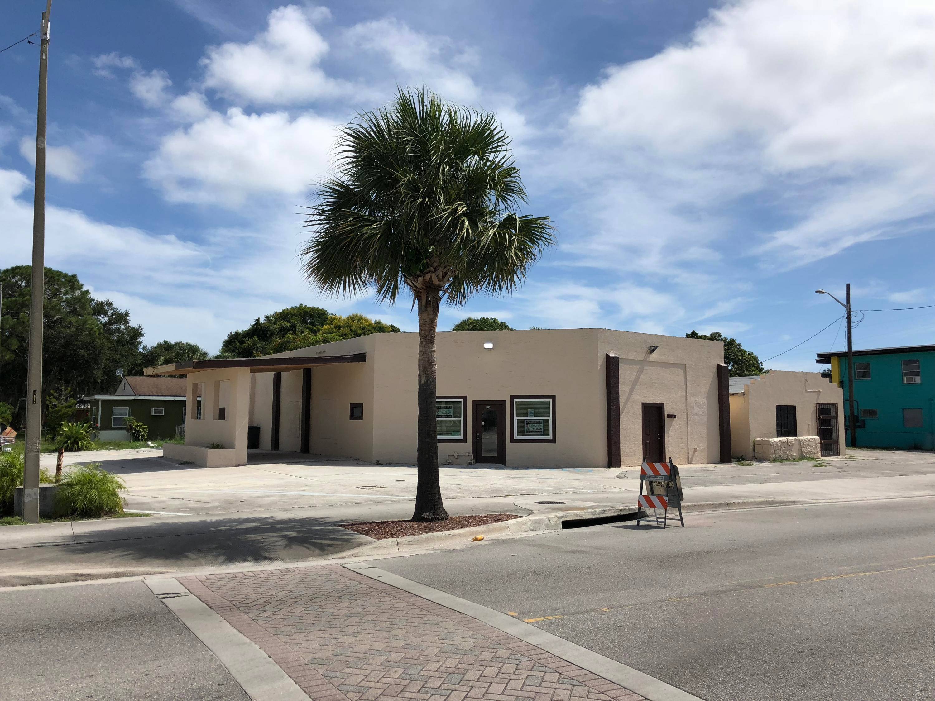 This building has a 14' x 14' overhead door, retail showroom office area and 2 restrooms.