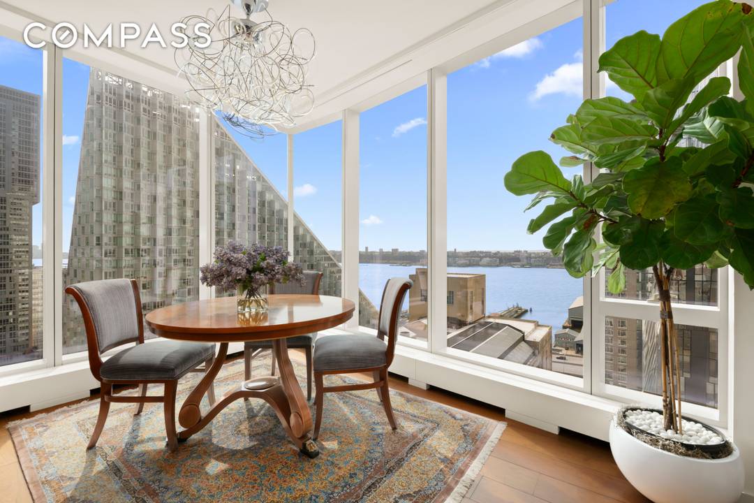 One West End Residence 19J Corner Two Bedroom with Hudson River Views The most technologically advanced and meticulously upgraded residence in the building.