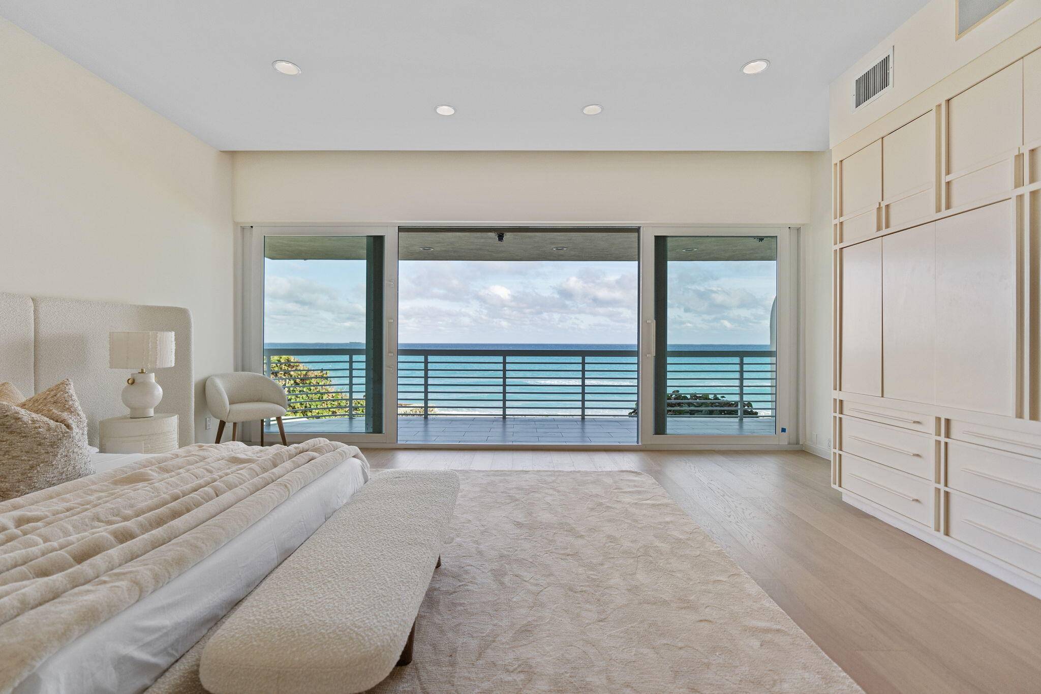 Enjoy beachfront living and breathtaking ocean views from this expansive 5 bedroom townhouse.