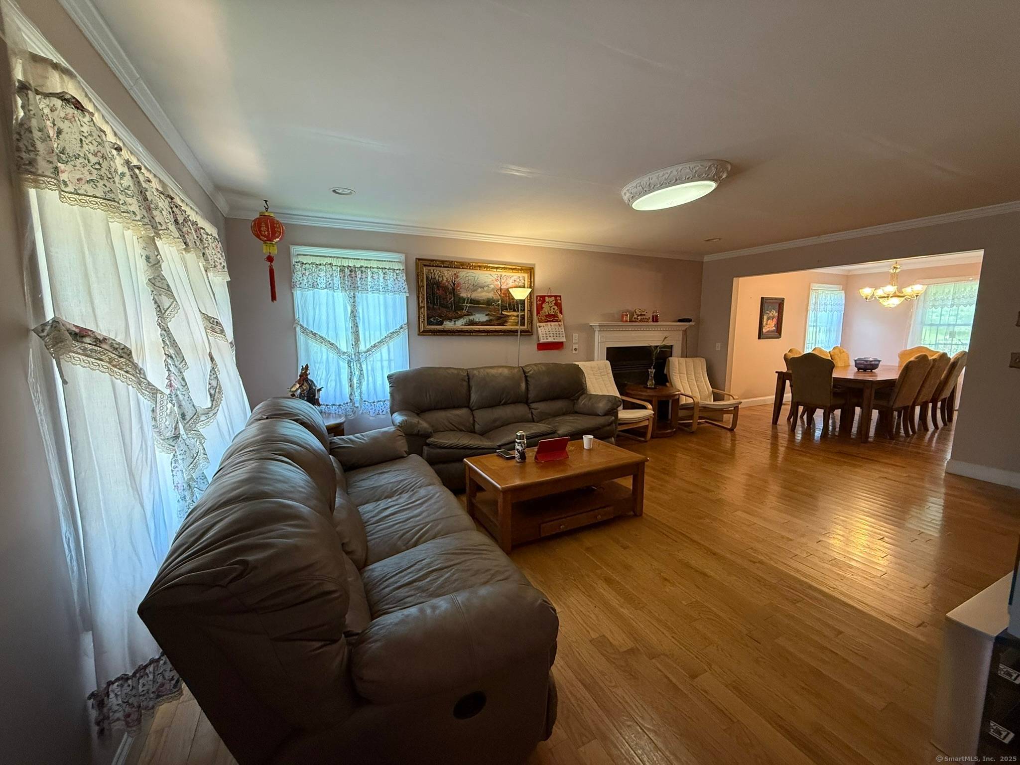 Spacious 4 bed 3. 5 bath house built in 2002, wood and tile floor on the first floor, gas fireplace, central AC, 2 car garage.