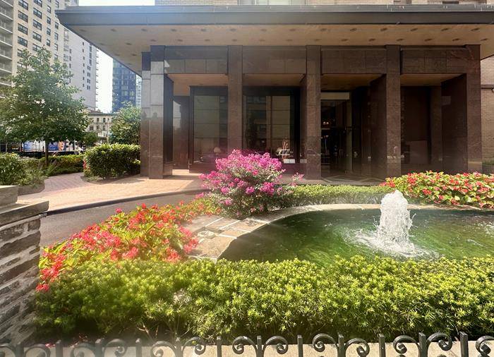 Low Maintenance Amenity Rich Luxury beckons you to this Move In Ready, Quiet Fully Renovated West facing 1 Bedroom 1 Bath w Balcony.