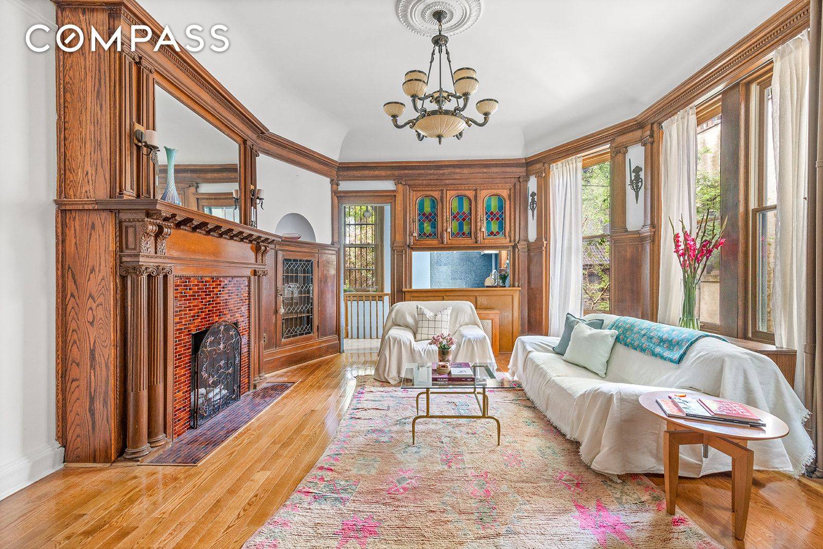 Located across the street from Prospect Park, this historic and elegant Park Slope duplex is rich with prewar character, offering original woodwork, intricate moldings, fireplaces, a serene private garden, and ...