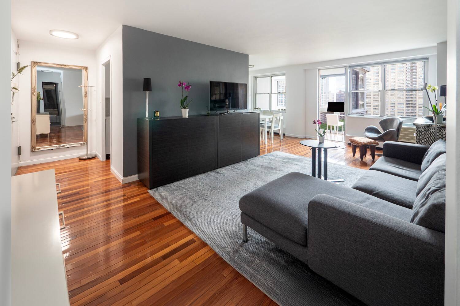 Welcome Home to This Quiet and Bright Renovated One Bedroom with Enclosed Balcony.