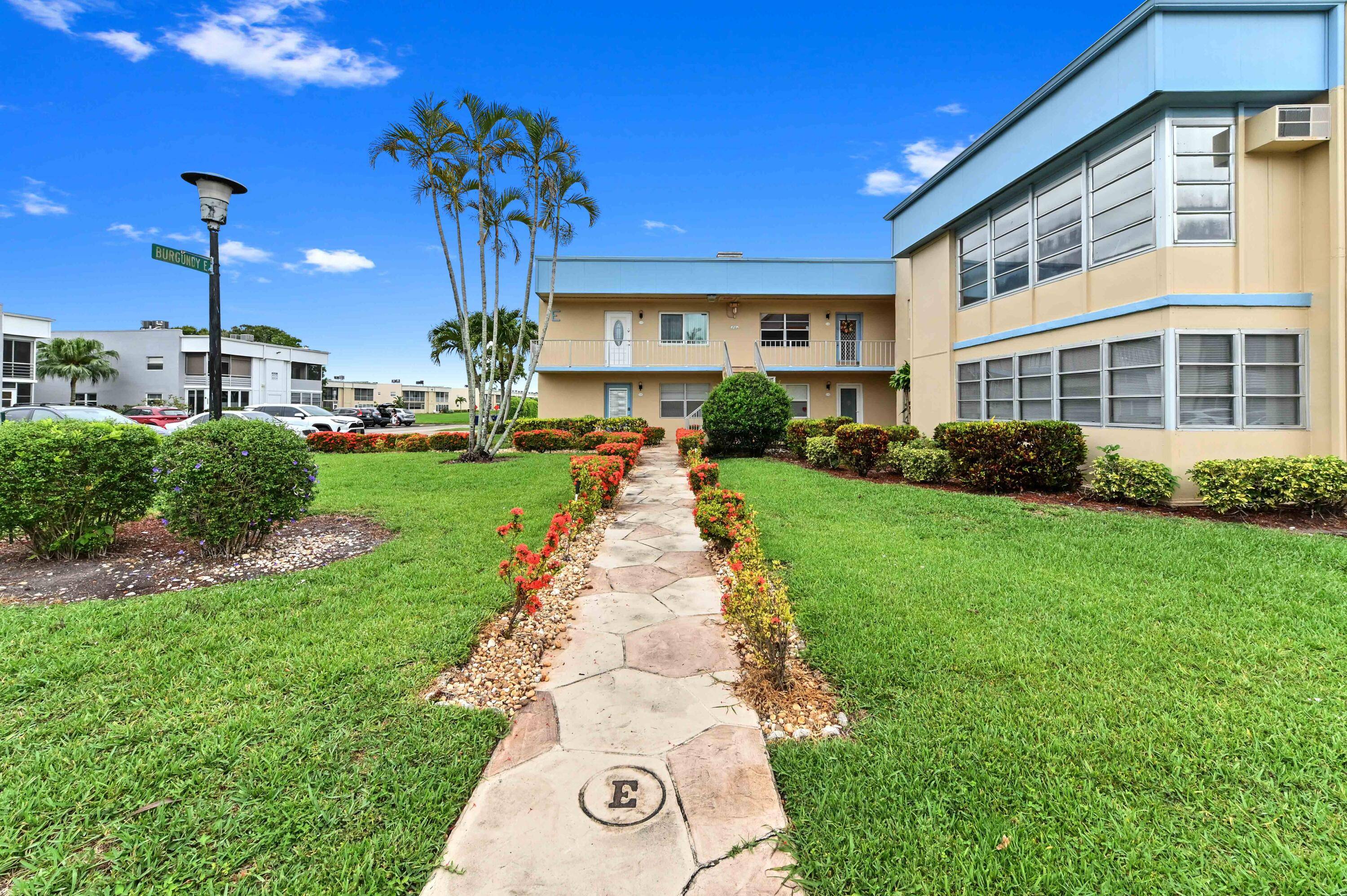 IMPACT GLASS WINDOWSA C 2020TANKLESS HWHWelcome to 196 Burgundy E, a beautifully appointed residence located in the vibrant community of Delray Beach, Florida.
