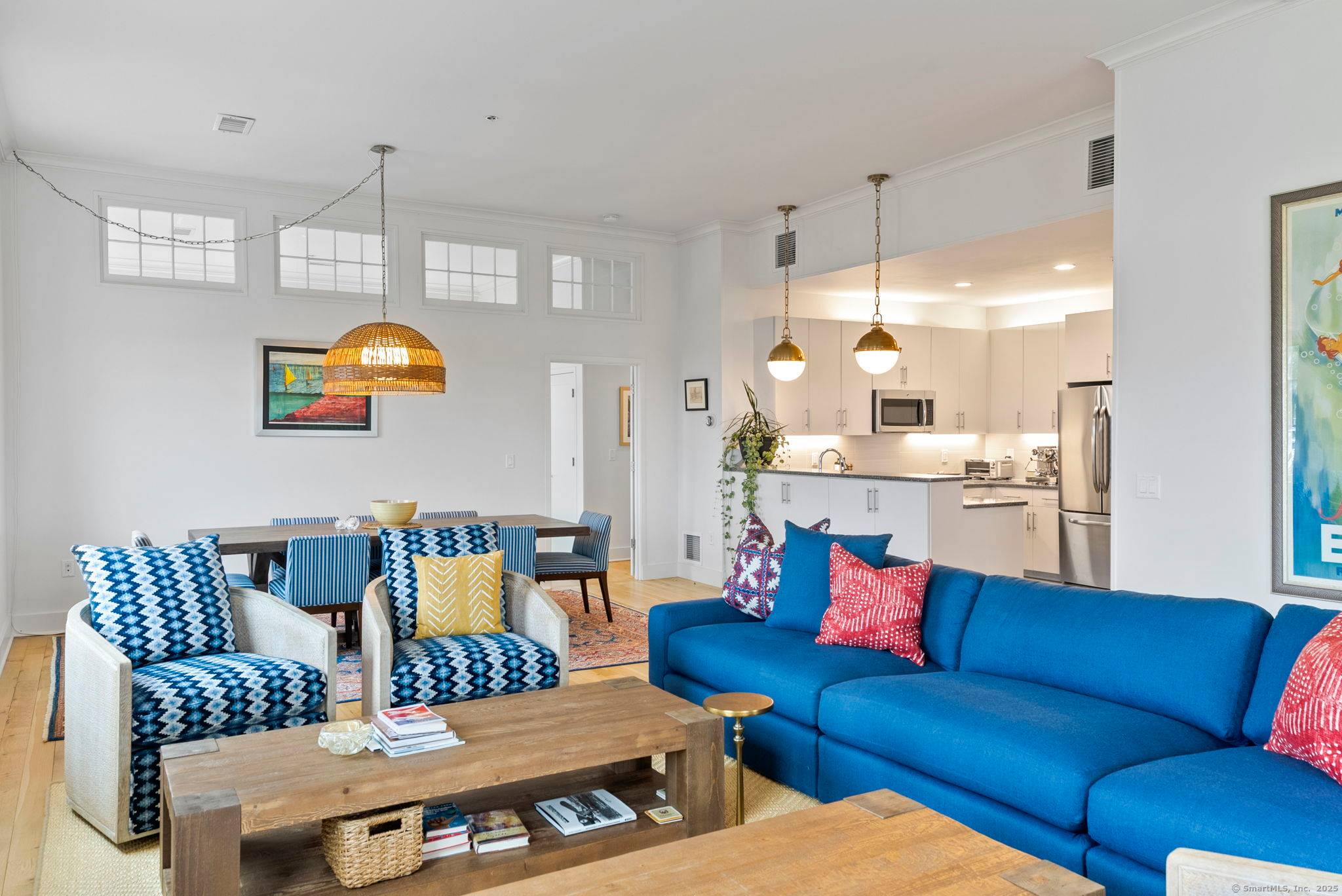 Sweeping views of the Mystic River and downtown Mystic from this move in ready condo.