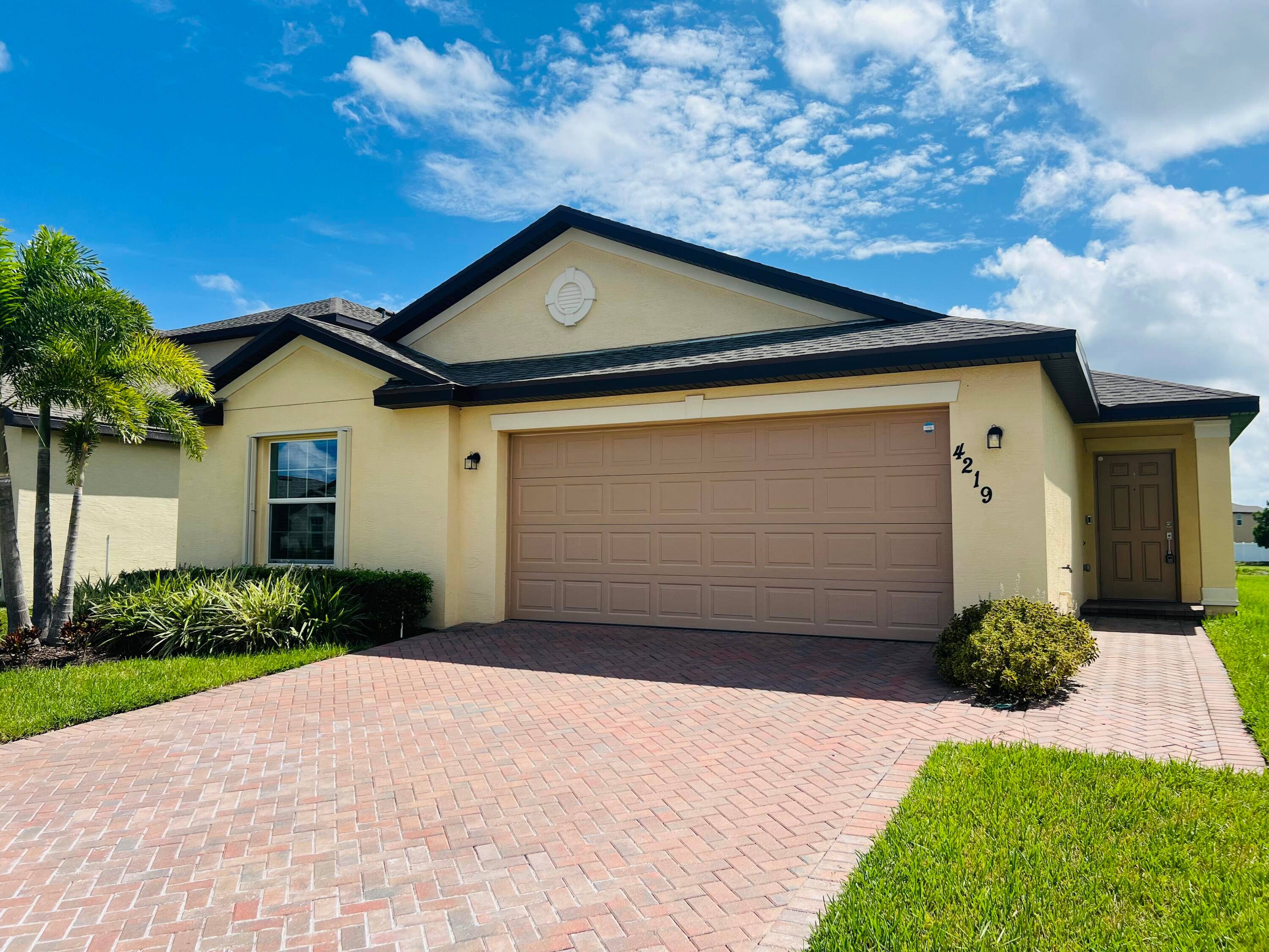 Welcome to this beautiful one story, 4 bedroom, 2 bathroom home with a 2 car garage, situated in a sought after resort style community.