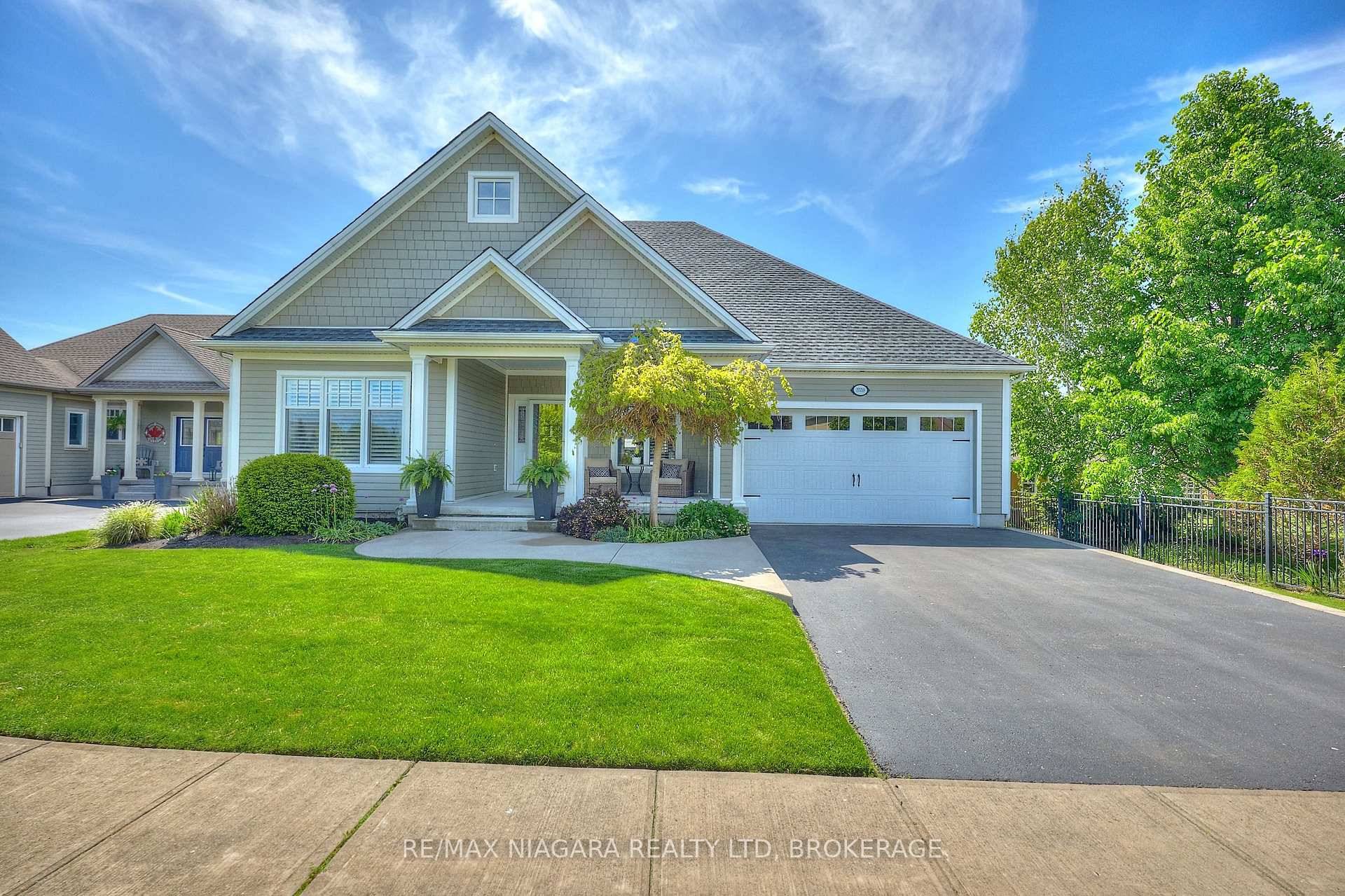 Experience refined living in the heart of Ridgeway by the Lake at 3559 Algonquin Dr, a beautifully crafted 2 bedroom, 2 bathroom bungalow offering 2, 900 sq.