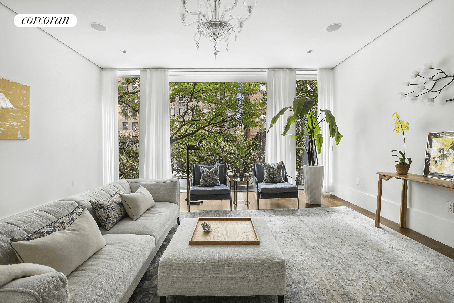 Rare Park Avenue Condominium Home ; Second and Third Floor Prime Duplex with Private Outdoor Space.