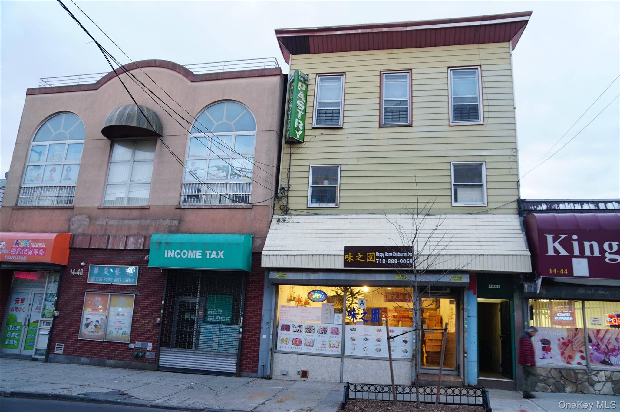 This Max use property comes with a 1st floor as a take out Chinese restaurant 2 family above, on Main Street, College Point.