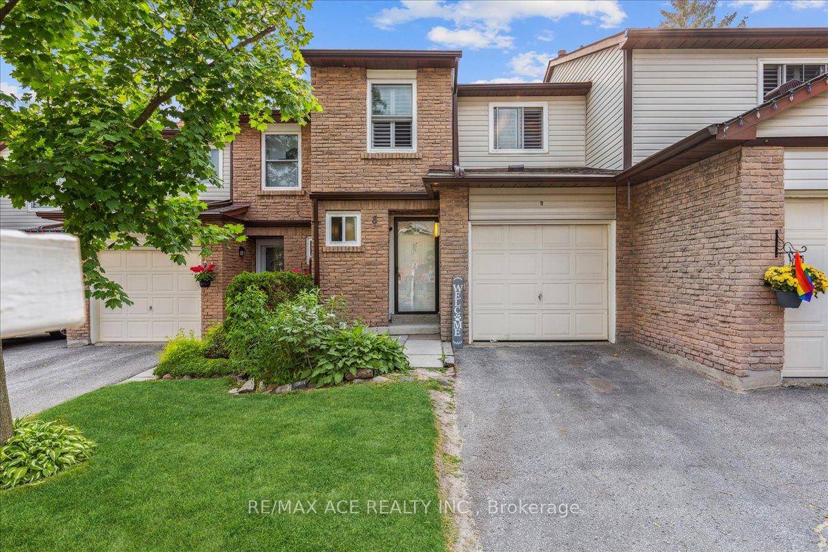 Bright and spacious 3BR, 3WR condo townhome with Large Primary Bdrm w Semi Ensuite, W O to yard from dining area, fireplace, eat in kitchen, finished basement with kitchenette and ...