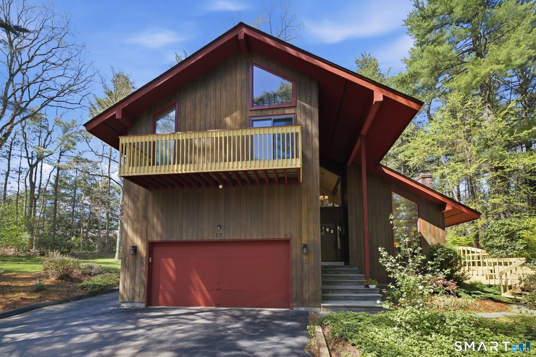 Tucked away on a private, lightly wooded lot in one of Glastonbury's most sought after school districts, this contemporary home offers the perfect balance of warmth, space, and modern comfort.
