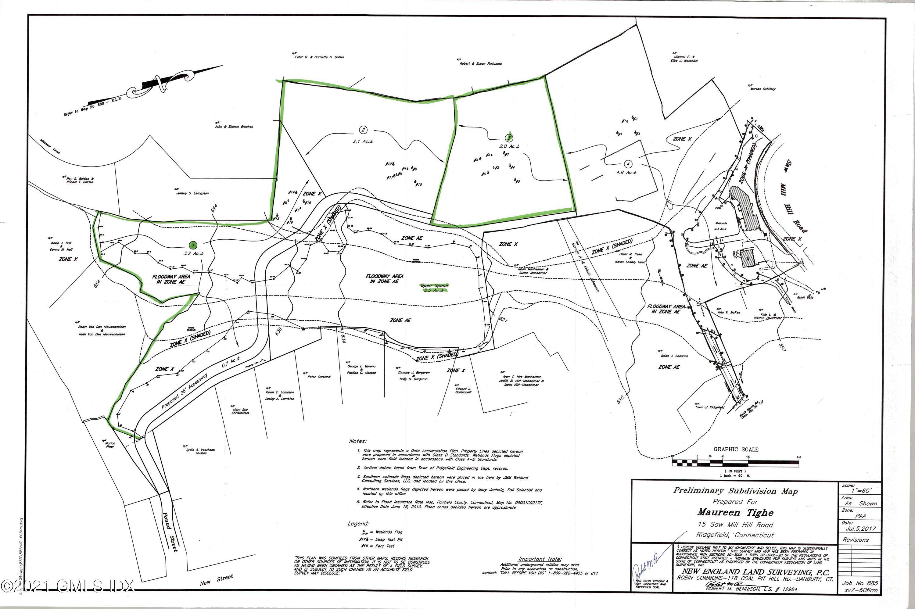 This rare 11. 66 acre land in Ridgefield offers an exceptional opportunity for development.