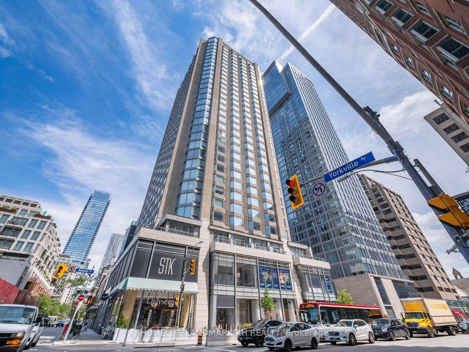 Prestigious Yorkville in Toronto Downtown Core University Bloor One Bedroom Condo with Study.
