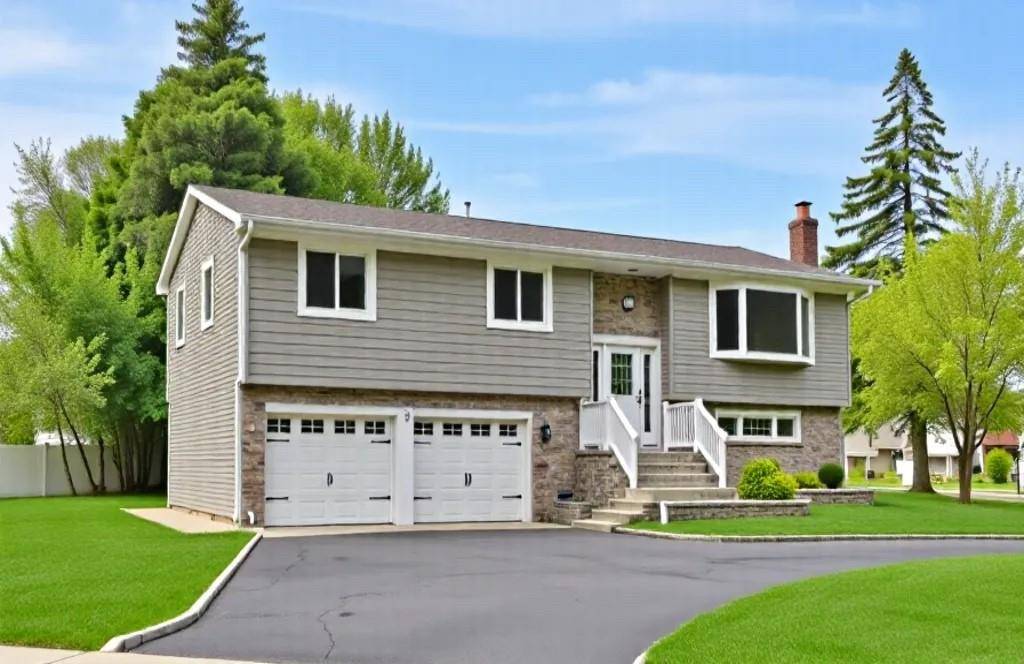 Welcome to this beautifully renovated Hi Ranch home, nestled on an oversized 12, 980 sq ft corner lot, in the heart of Bethpage !
