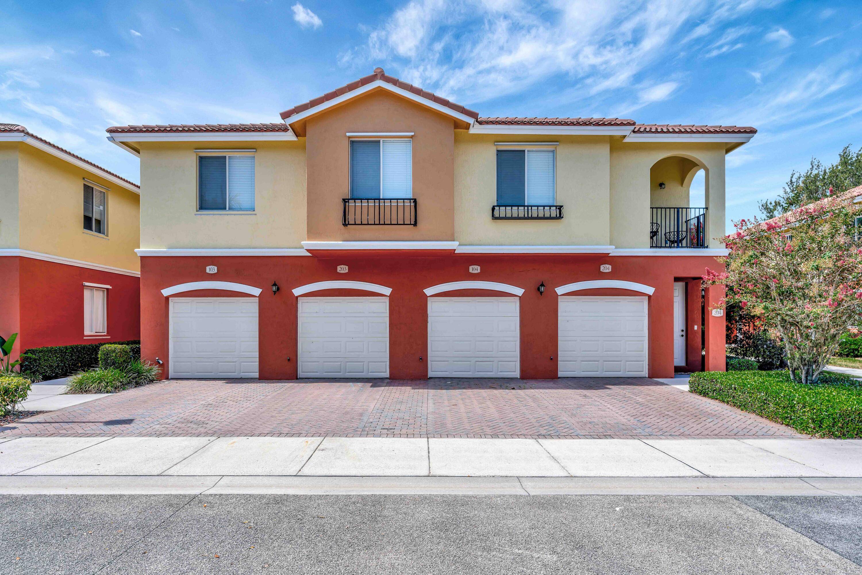 Stunning corner unit featuring 1st floor living, 3 spacious bedrooms, 2 bathrooms, washer dryer, and a convenient one car garage, making this a true gem in the gated community of ...