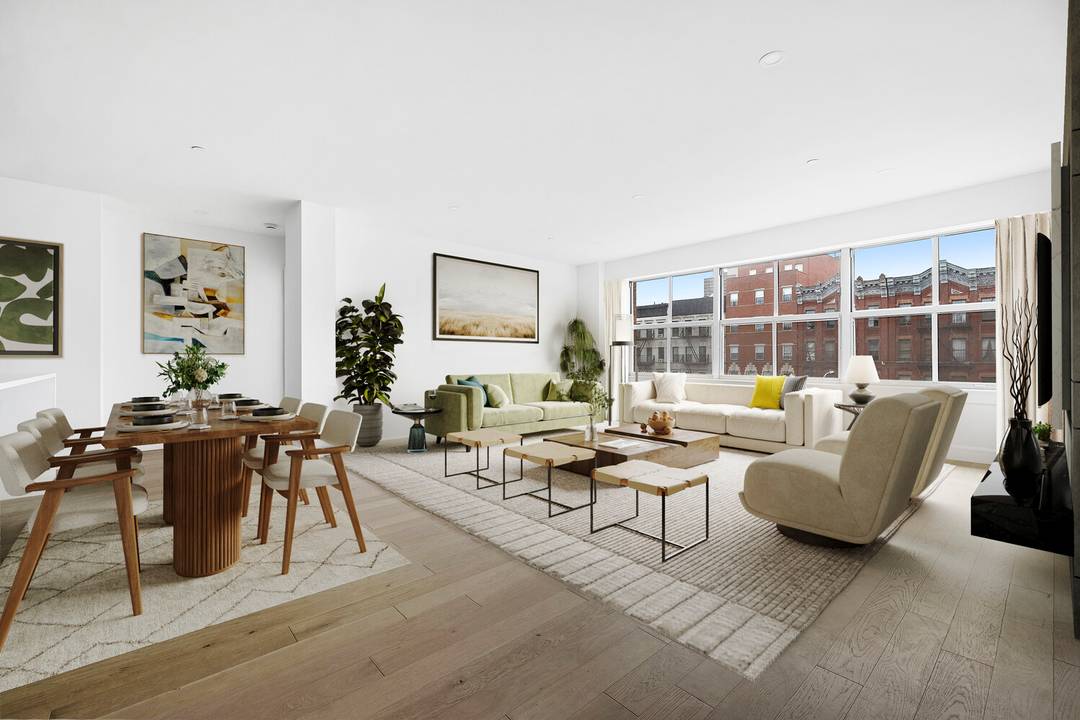 An exceptionally spacious, loft like great room anchors this 1, 229 square foot two bedroom, two bathroom condominium, offering a vast, open expanse for living, dining, and entertaining, with the ...