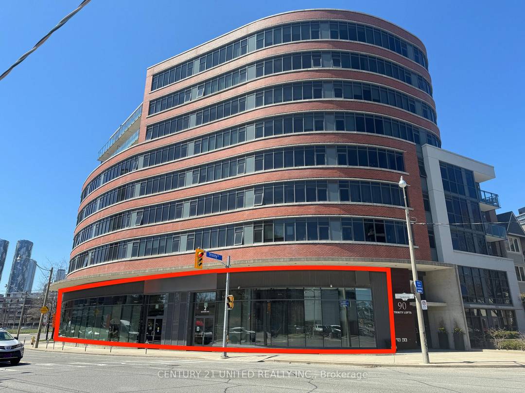 This 5, 597 sq. ft. streetfront commercial condo unit features excellent corner exposure with over 50 feet of frontage and includes one surface parking spot.
