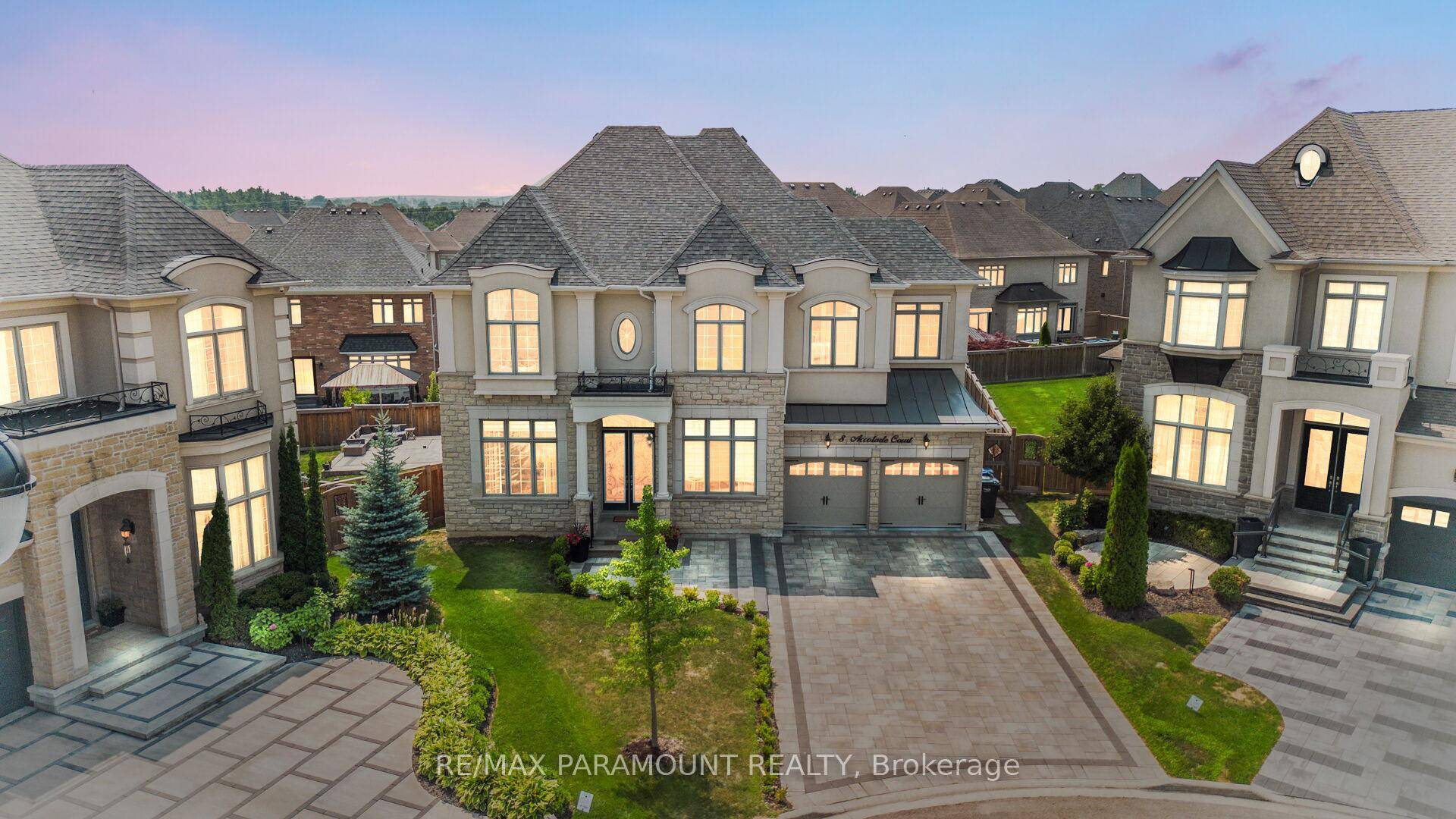 Luxury Home In Estate Of Credit Ridge, Just Under 5000 Sq ft, 3 Car Garage, 2 Master Bedrooms, Main Fl Office, Lots Of Upgrades, East Facing, Soaring Ceiling Heights amp ...