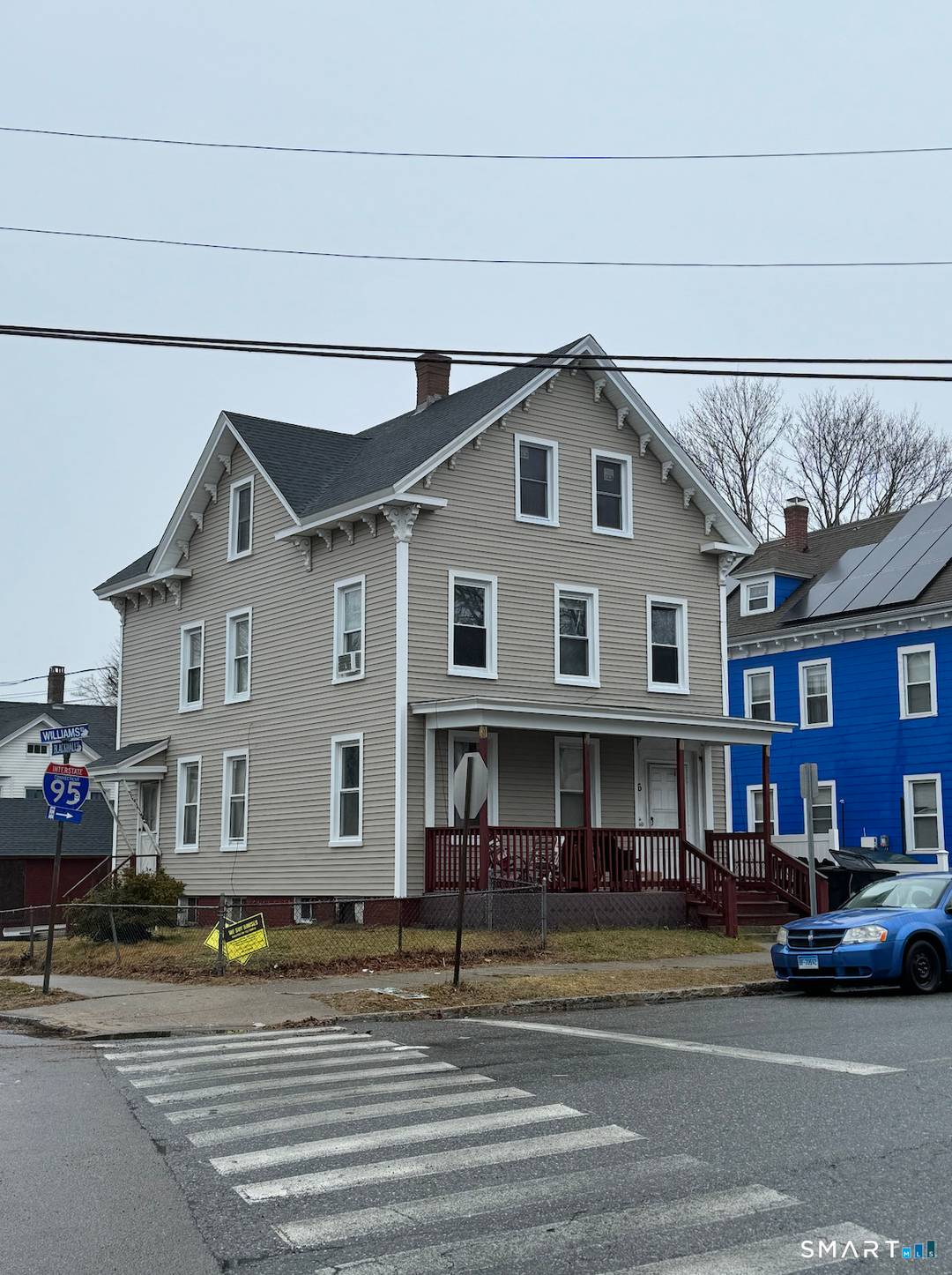 Investors ! ! Two family property 3 bedrooms in each unit and 4 rooms on 3rd floor not currently being used.