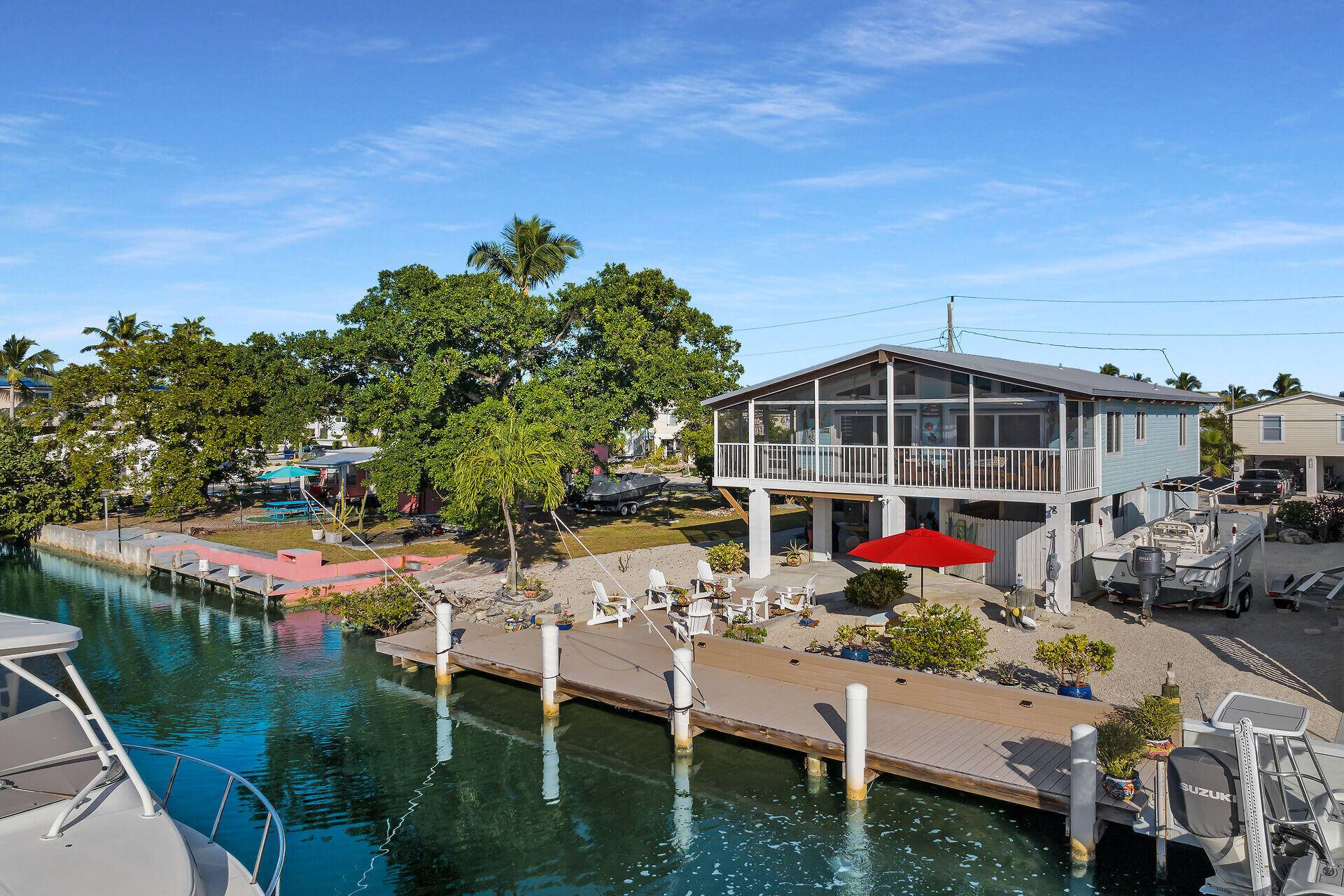 This turn key canal front home checks all the boxes.