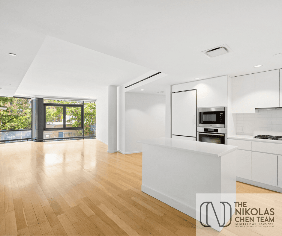 This Sleek Loft Style 2 Bedroom Condo in the Heart of Hell s Kitchen Step into nearly 1, 300 square feet of stylish, contemporary living in this stunning 2 bedroom, ...