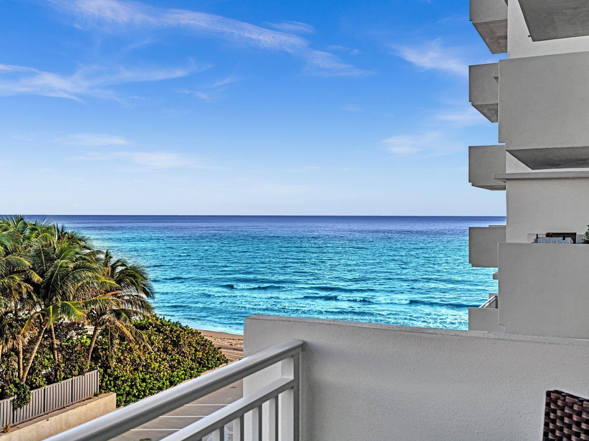 Toes in the sand ! Welcome home to your turnkey, fully furnished dream beach getaway in exclusive Highland Beach.
