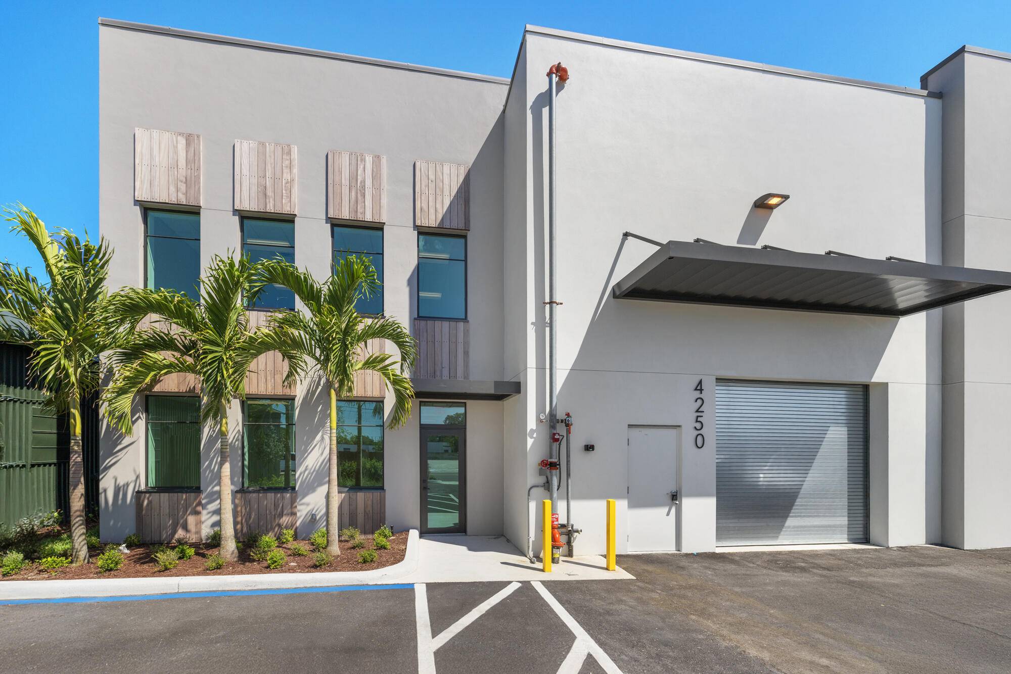 This state of the art ''green'' warehouse prioritizes sustainability and environmentally conscious construction and design.