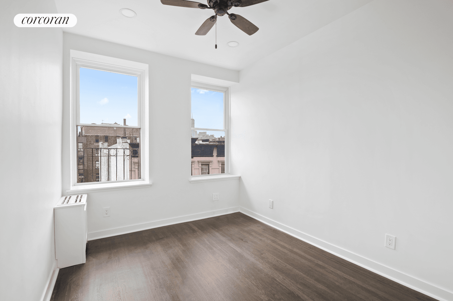 Newly renovated sun kissed West Village 2B 1B with exceptional skyline views located on prime West 12th Street.