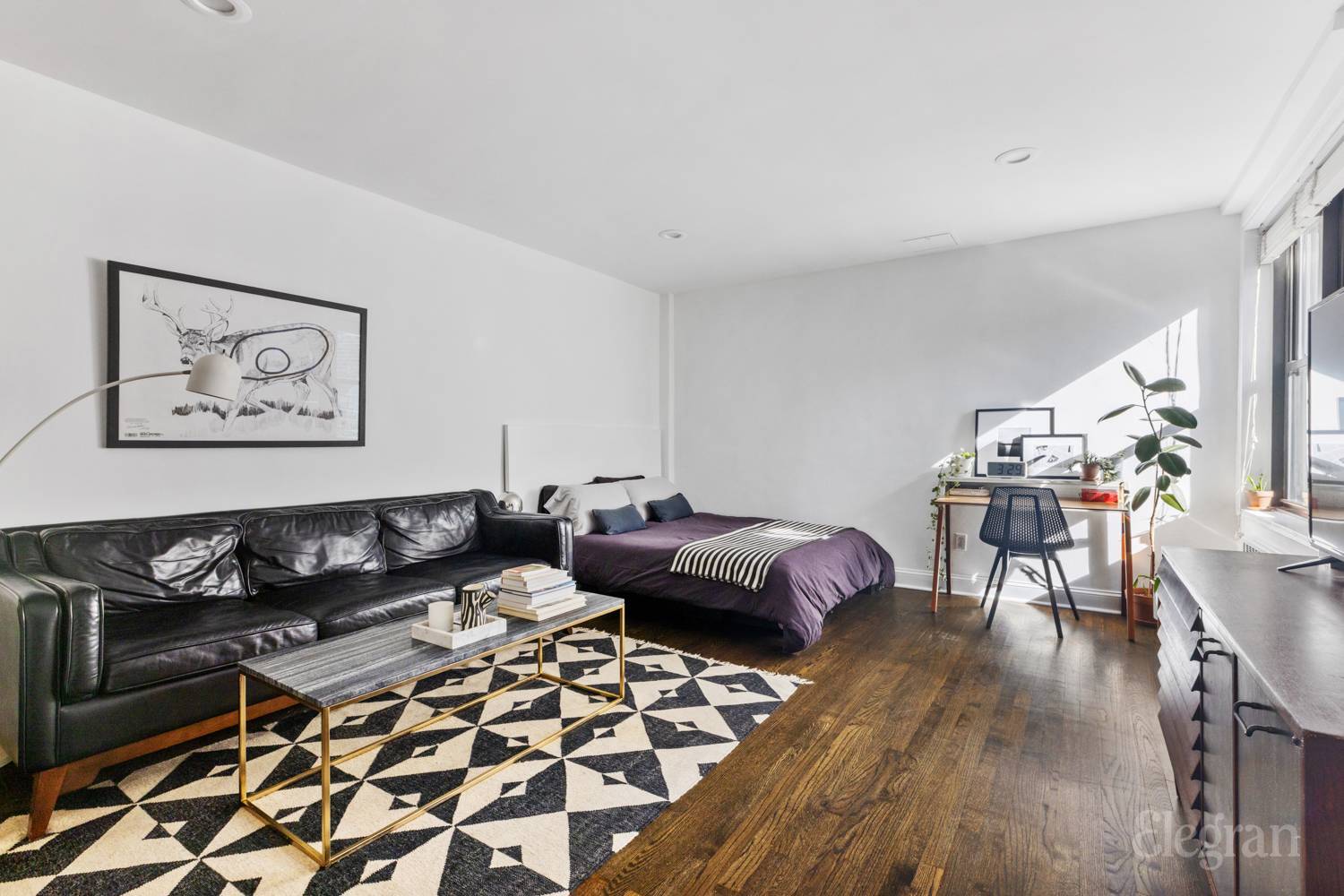 Perfectly set between Union Square and Washington Square Park, this beautifully updated studio at The Hamilton blends classic Village character with contemporary style.