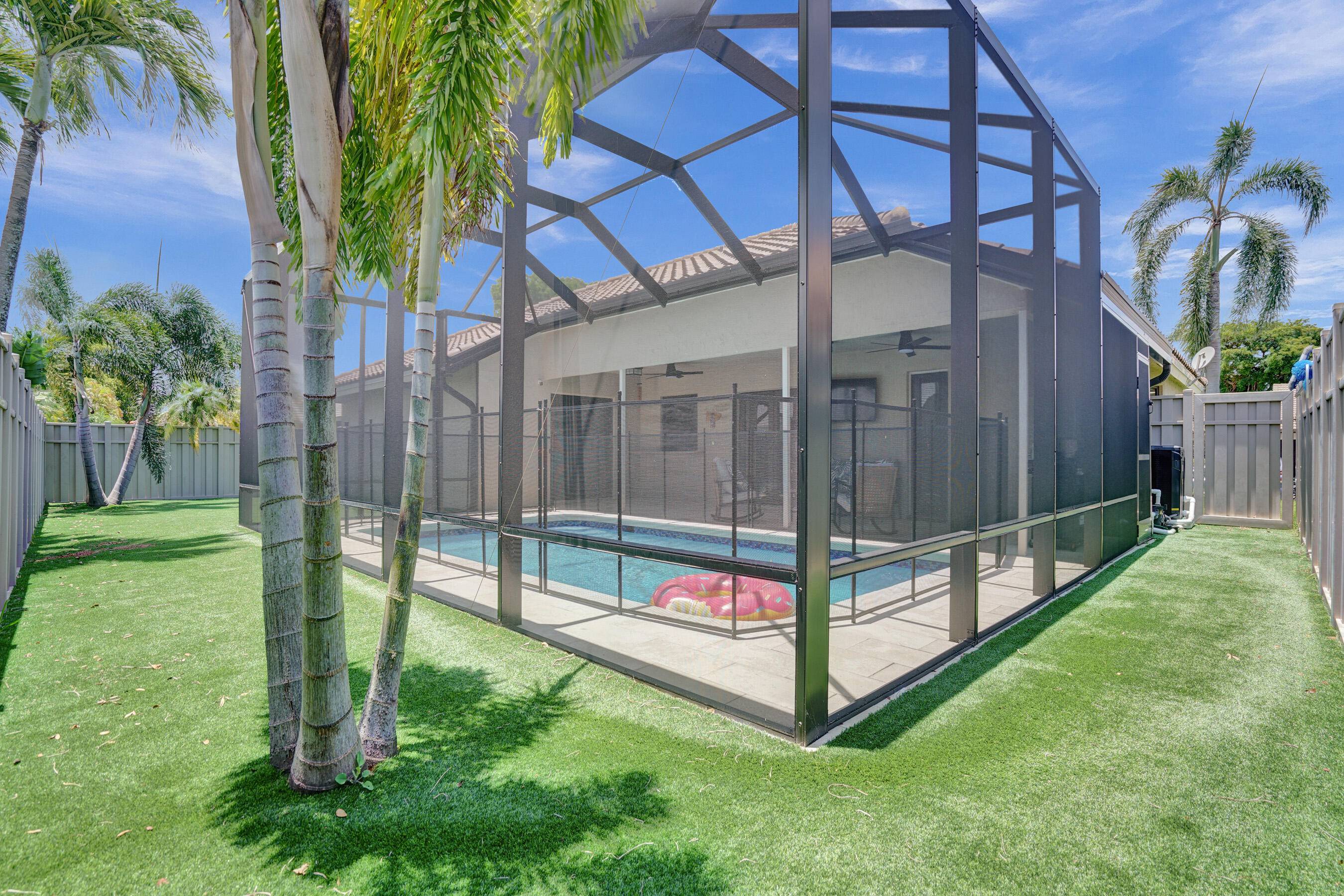 Brand new 38, 000 barrel tile roof completed March 2023, brand new resurfaced pool with salt water heated completed 2024, hurricane impact windows and doors.